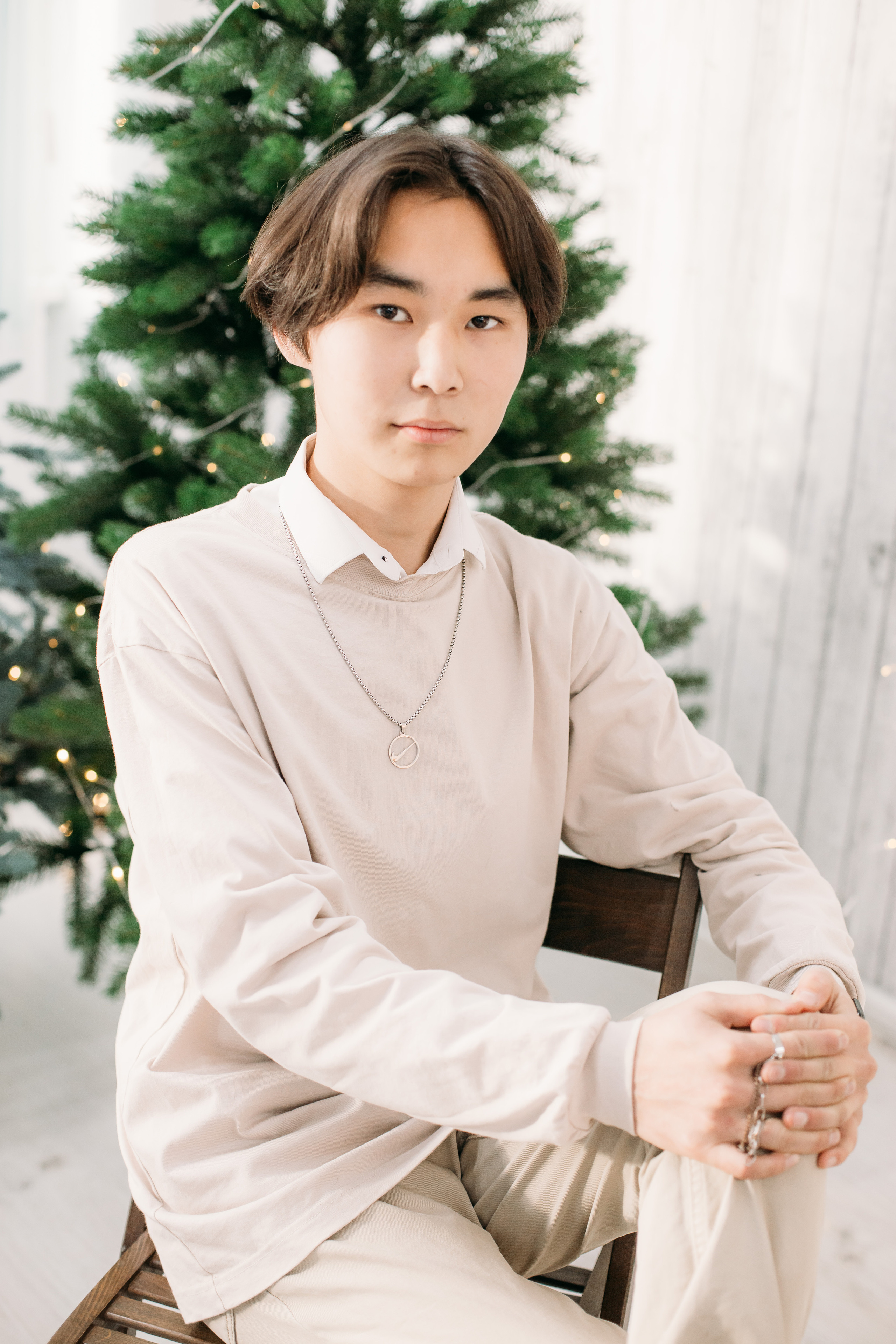 Школьники В Новогодней студии. Фотограф Бурятия. Печать фотокниг