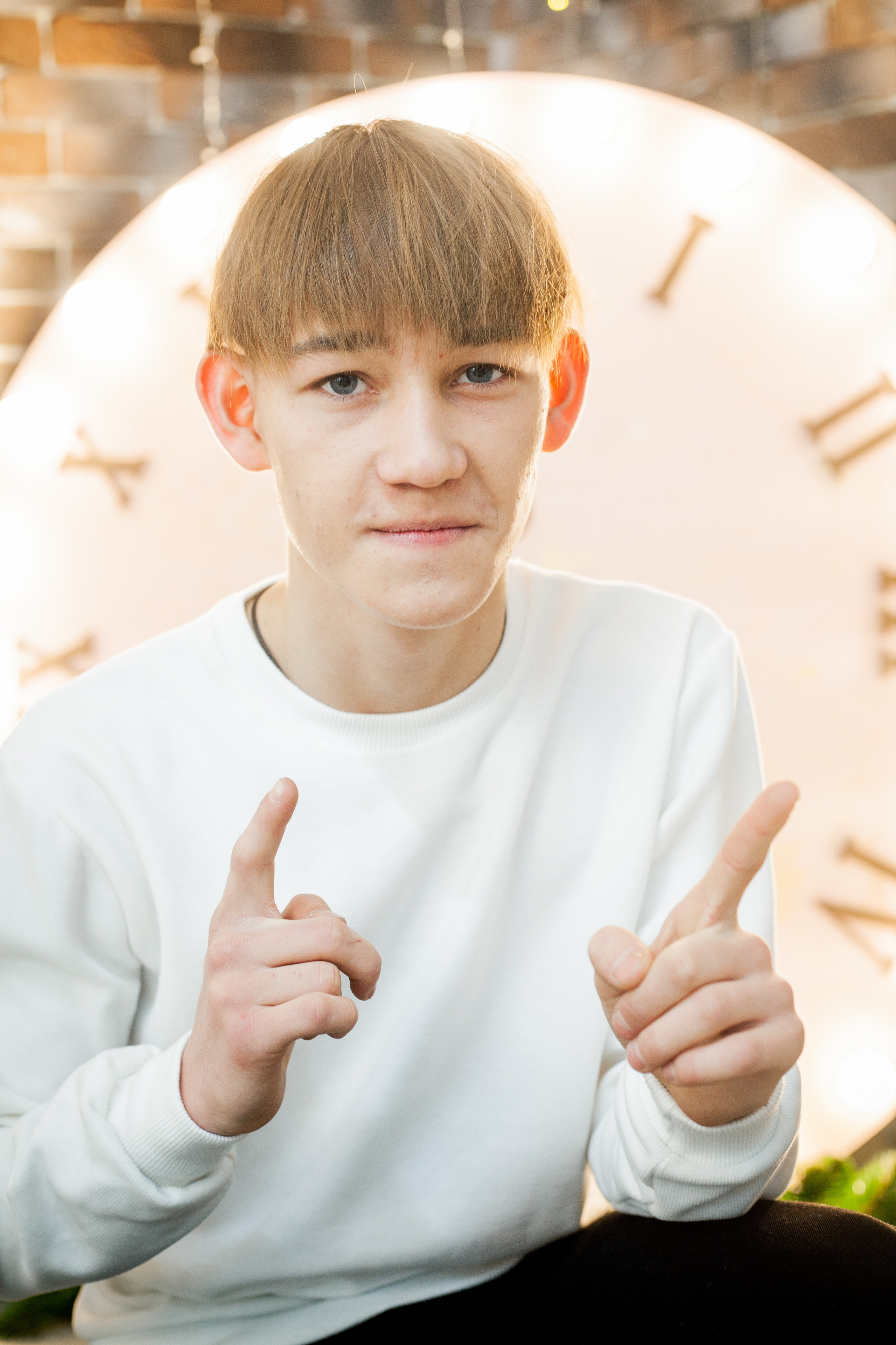 Школьники В Новогодней студии. Фотограф Бурятия. Печать фотокниг