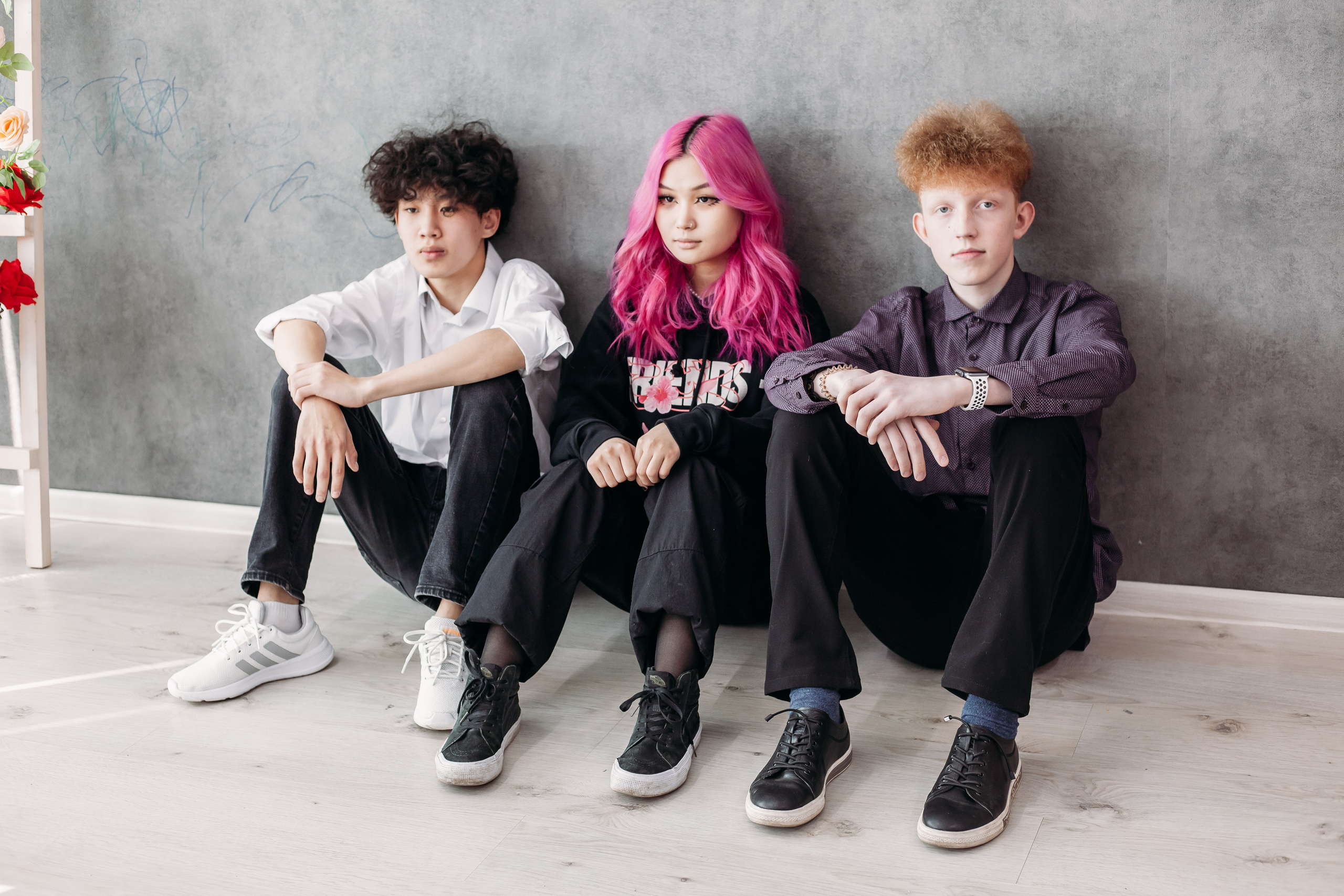 Школьники в студии. Фотограф Бурятия. Печать фотокниг