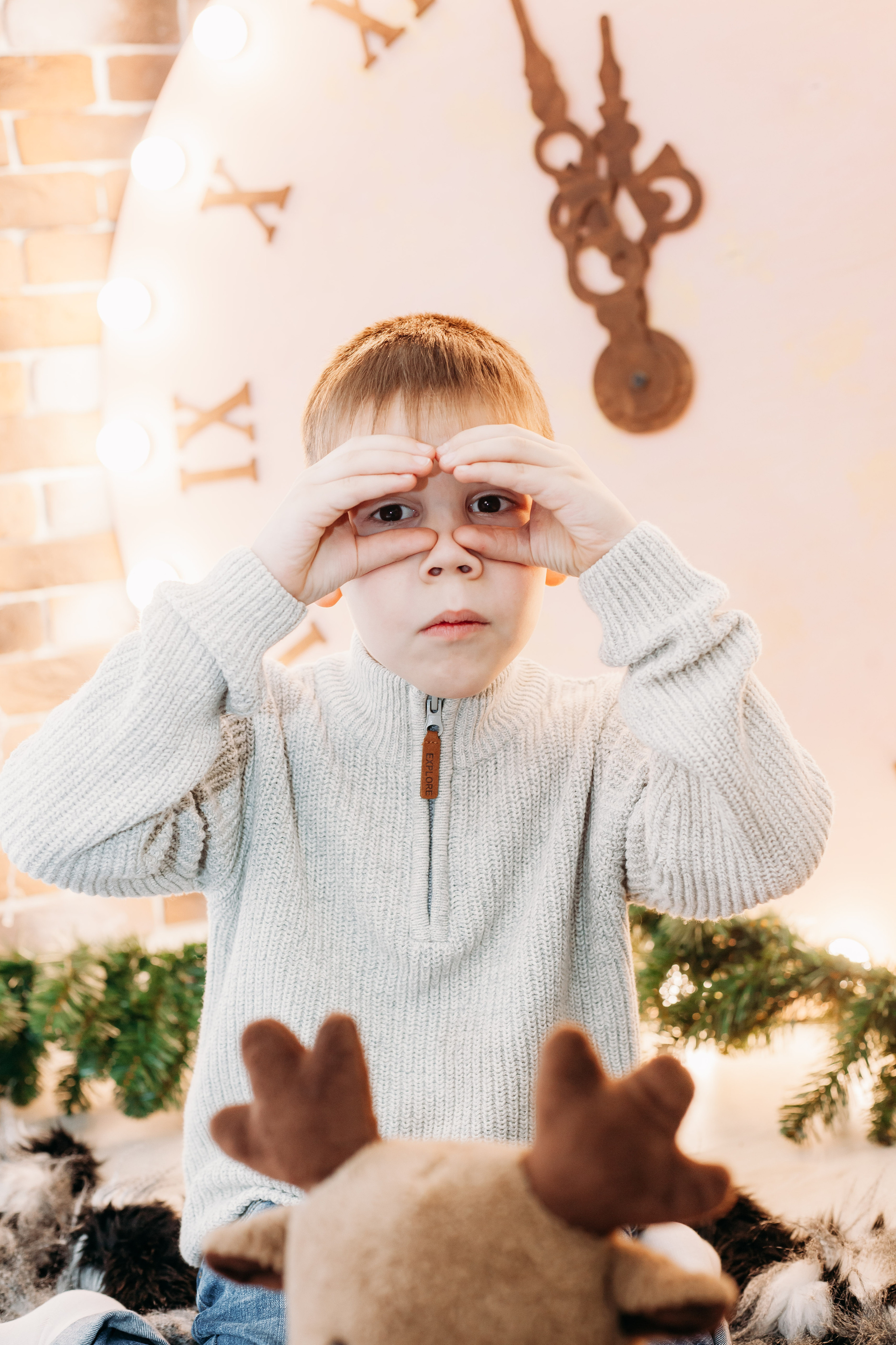 Детский сад в Новогодней студии. Фотограф Бурятия. Печать фотокниг