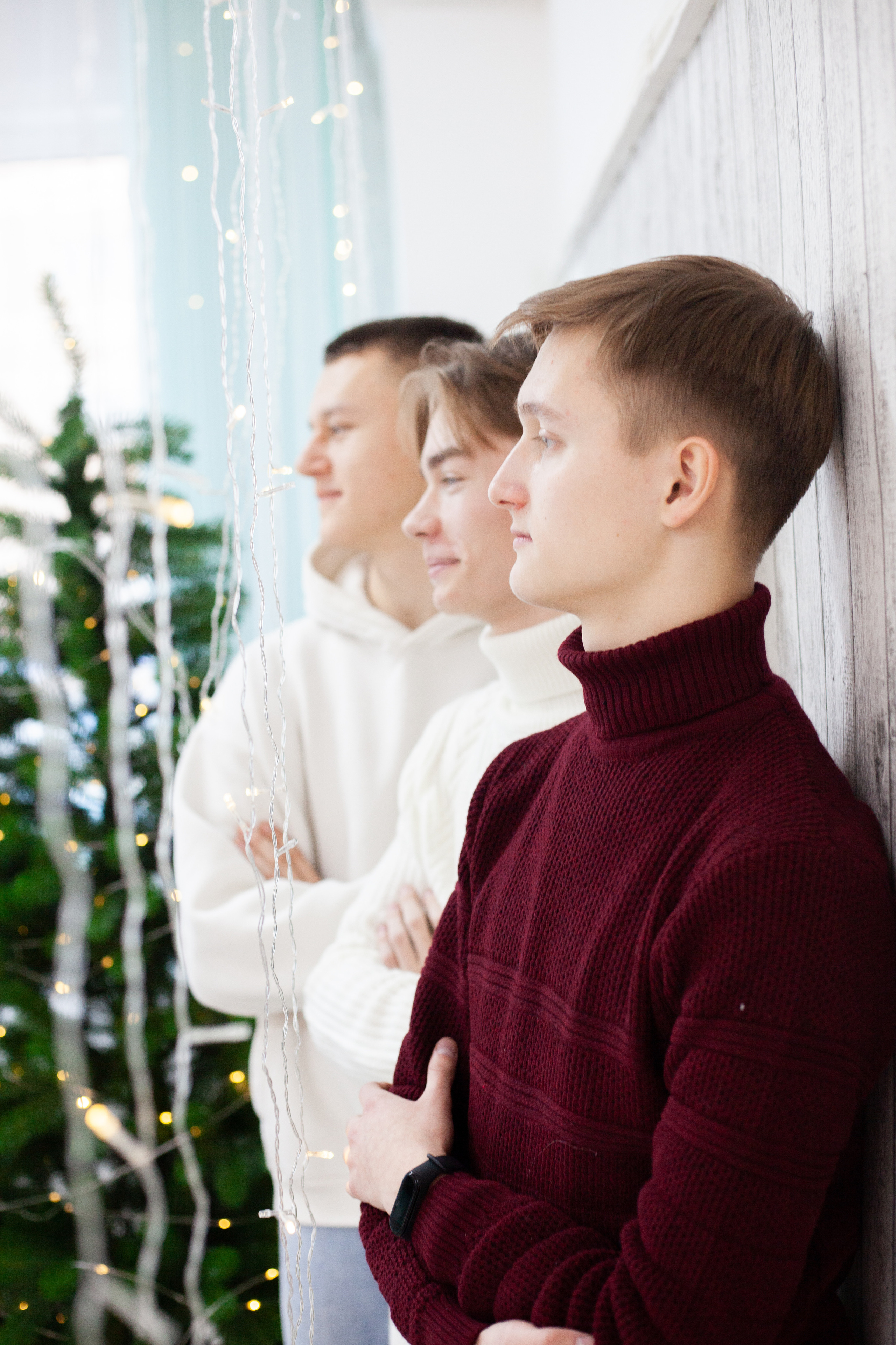 Школьники В Новогодней студии. Фотограф Бурятия. Печать фотокниг