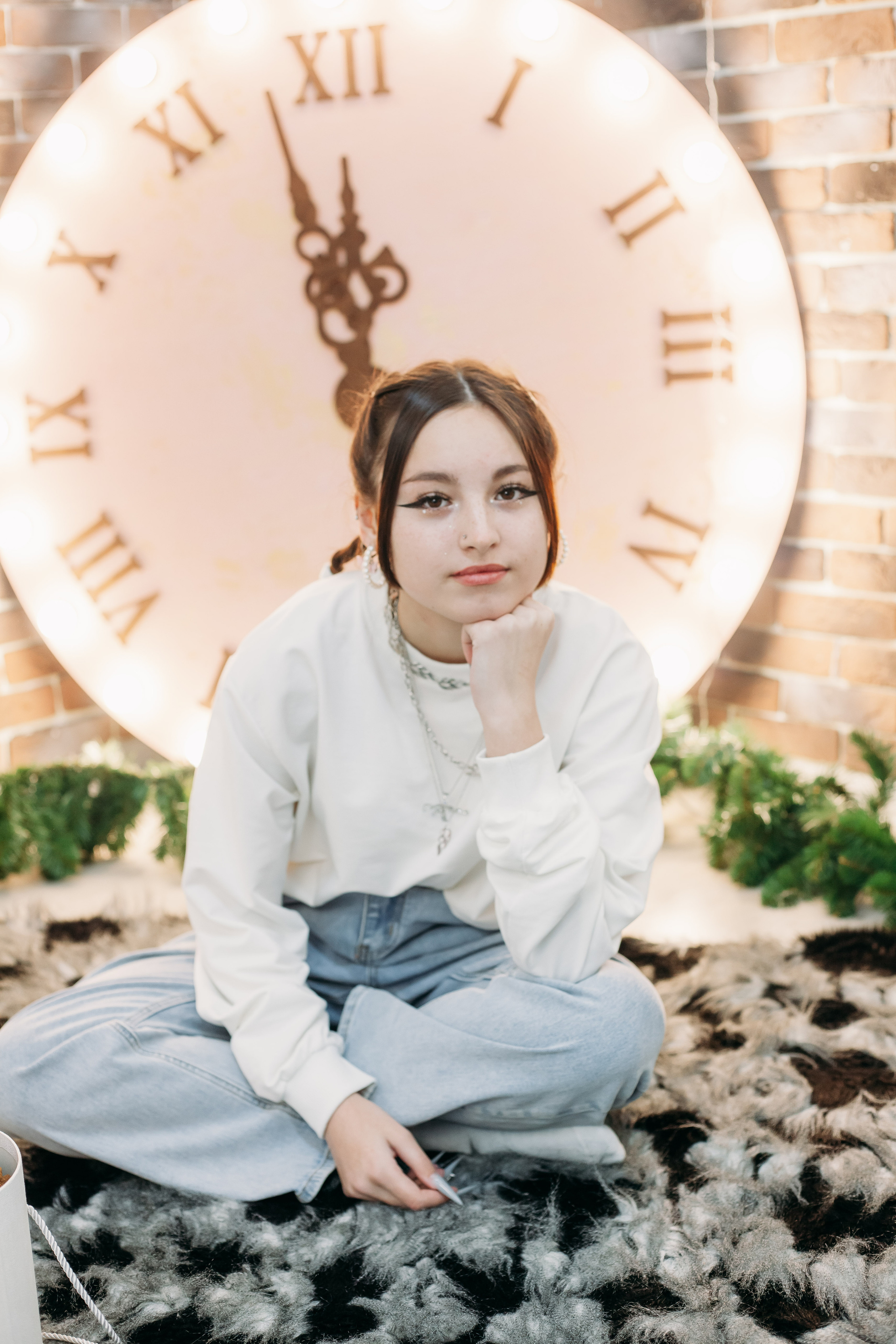 Школьники В Новогодней студии. Фотограф Бурятия. Печать фотокниг