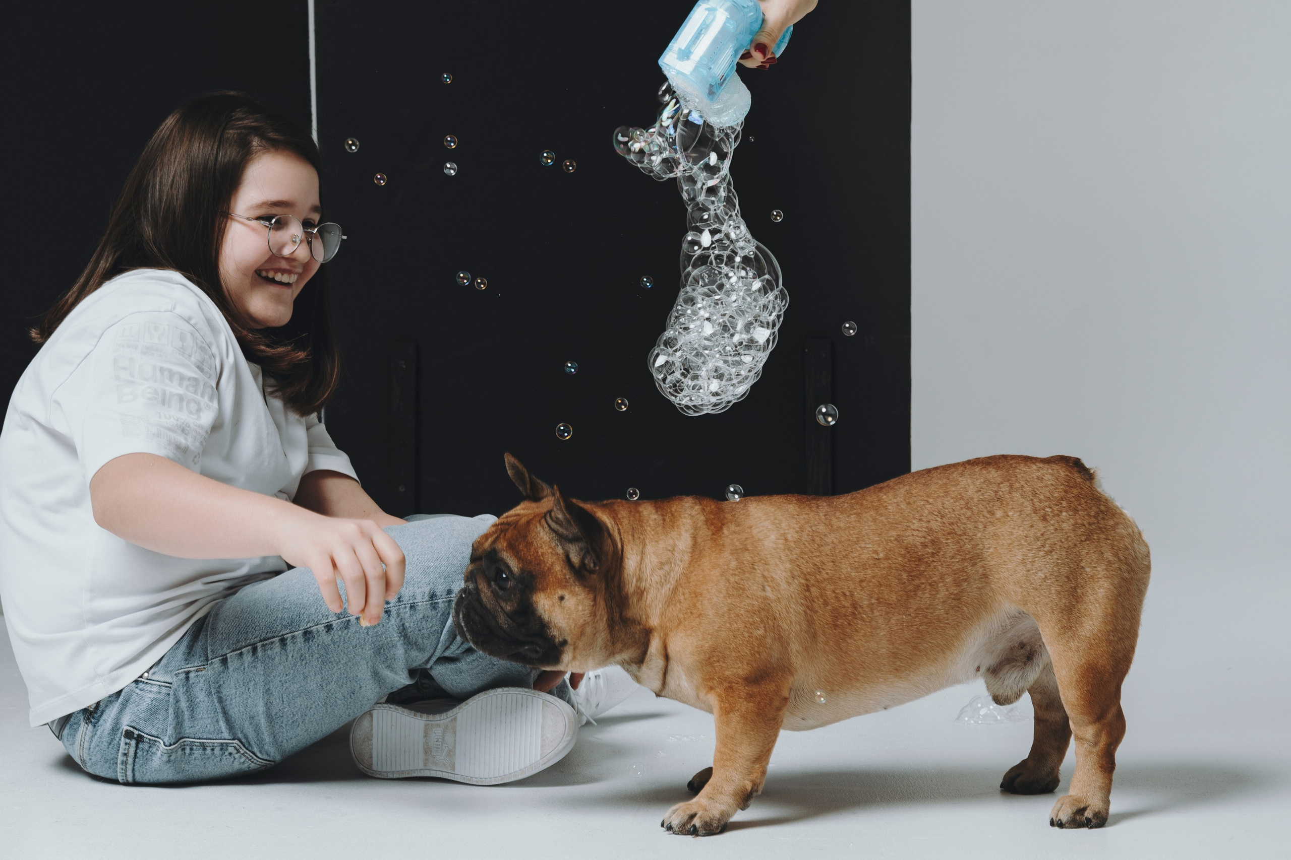 Анна, Юля, грогу и Винс. Фотограф — анималист Владивосток, Алина