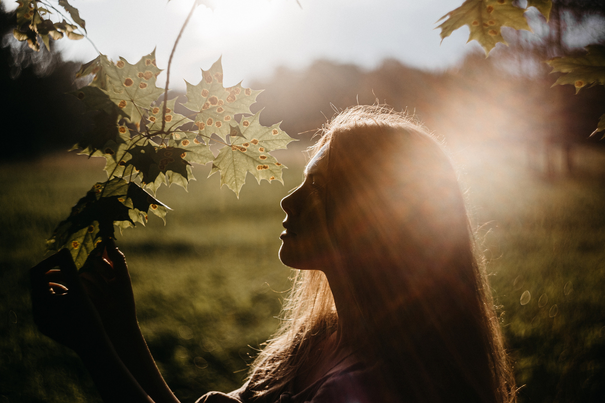 Русы косы, ноги босы, листья в волосах…. Фотограф в Санкт-Петербурге Вера Сивенкова