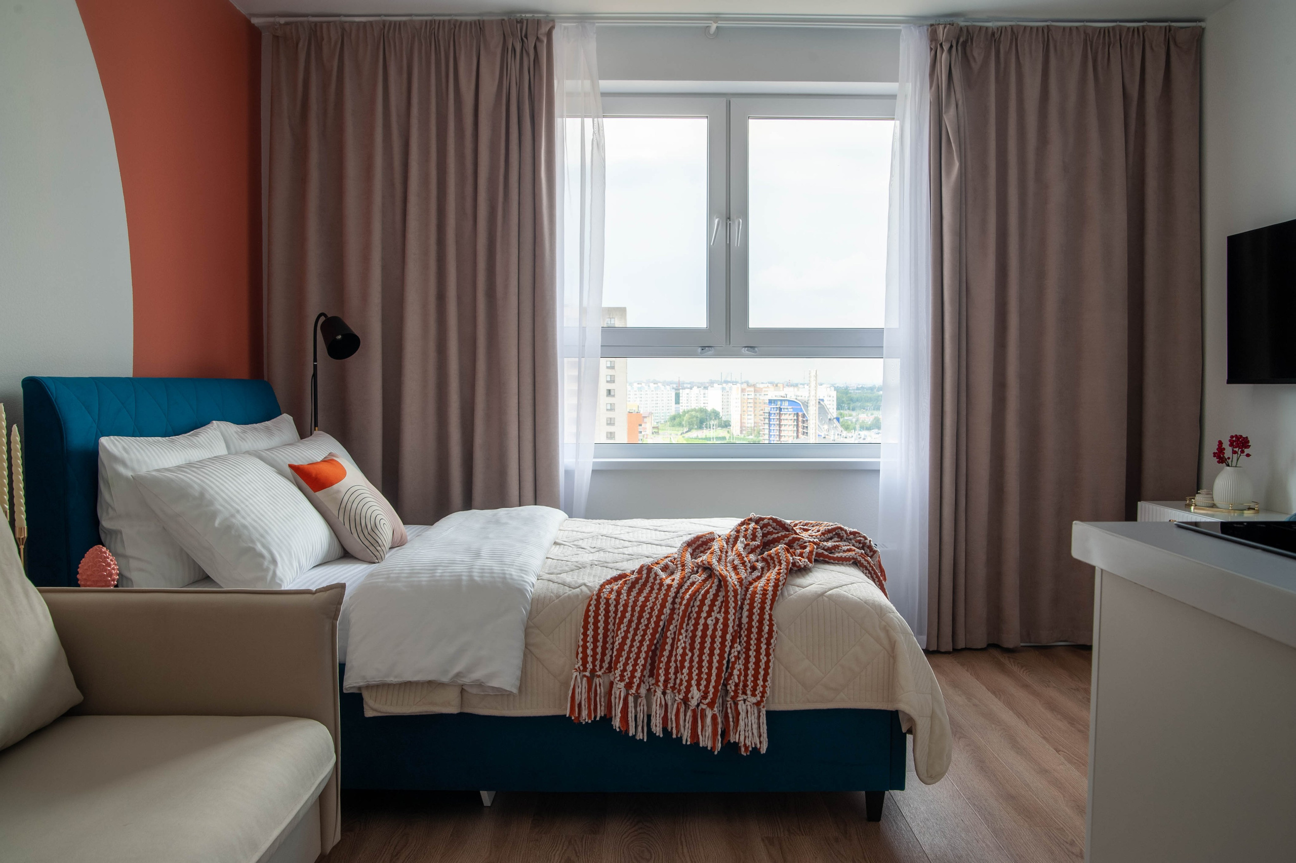 Съемка студии для посуточной аренды ЖК «Волга Парк». Интерьерный фотограф в Ярославле. Вероника Лазыкина