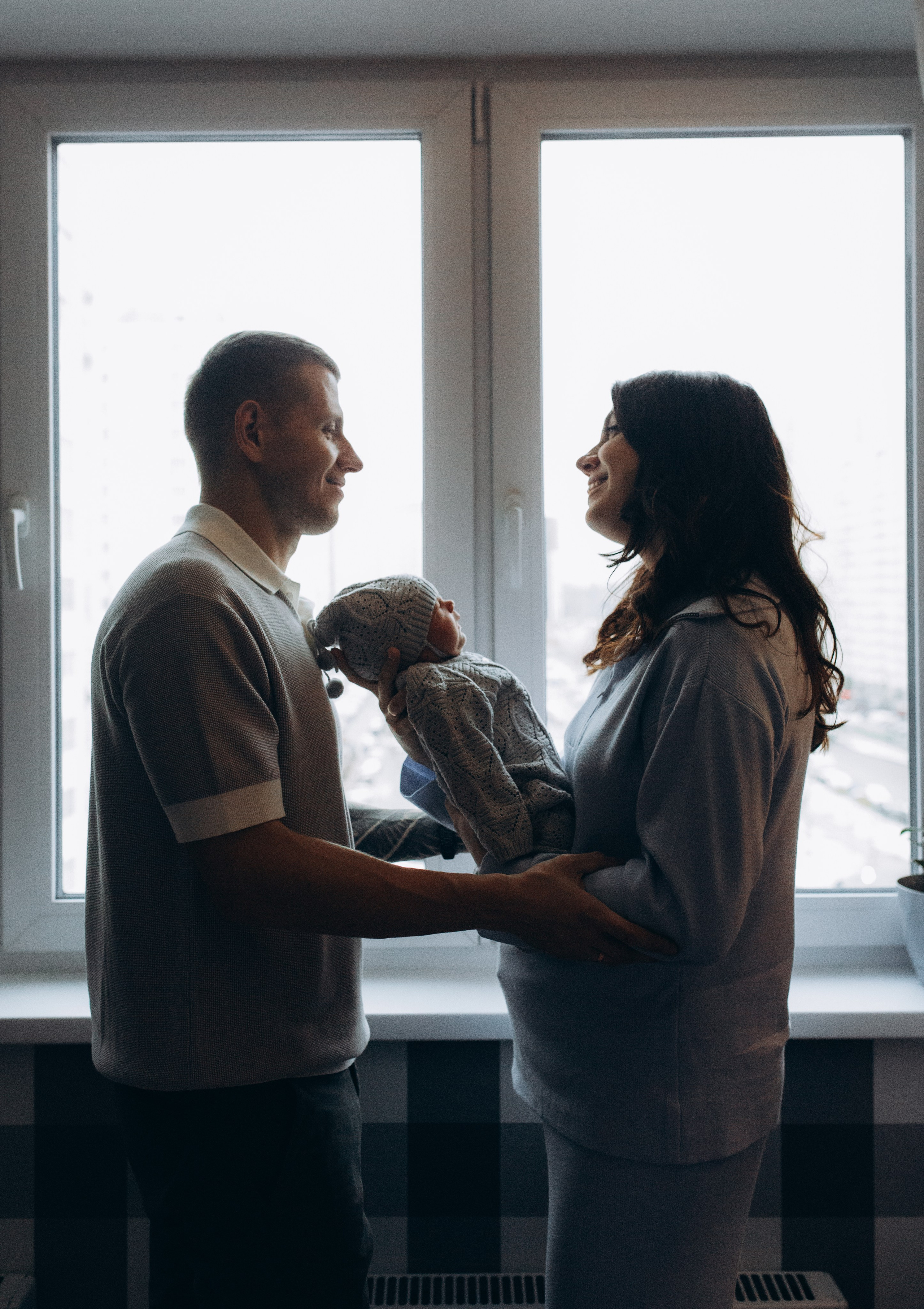 Выписка из роддома. Семейный и детский фотограф в Москве Антонина Смирнова