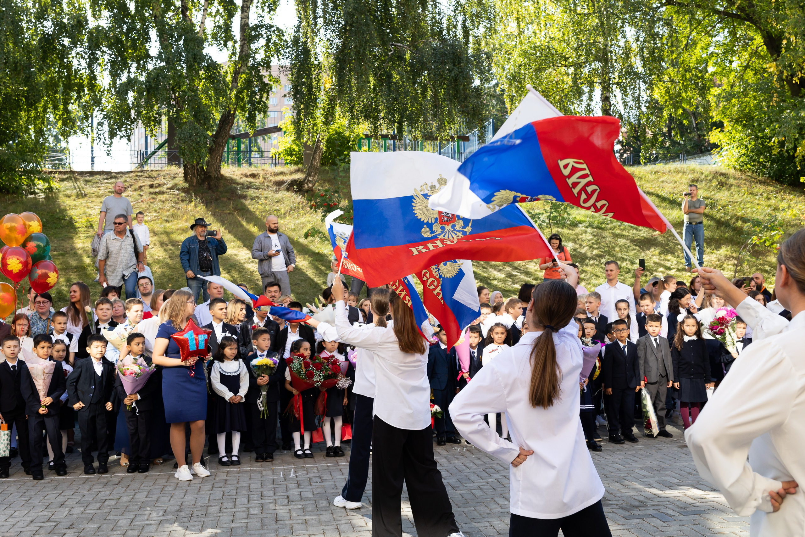 Линейка 1 сентября. Профессиональный Фотограф в Москве Андрей Славнов