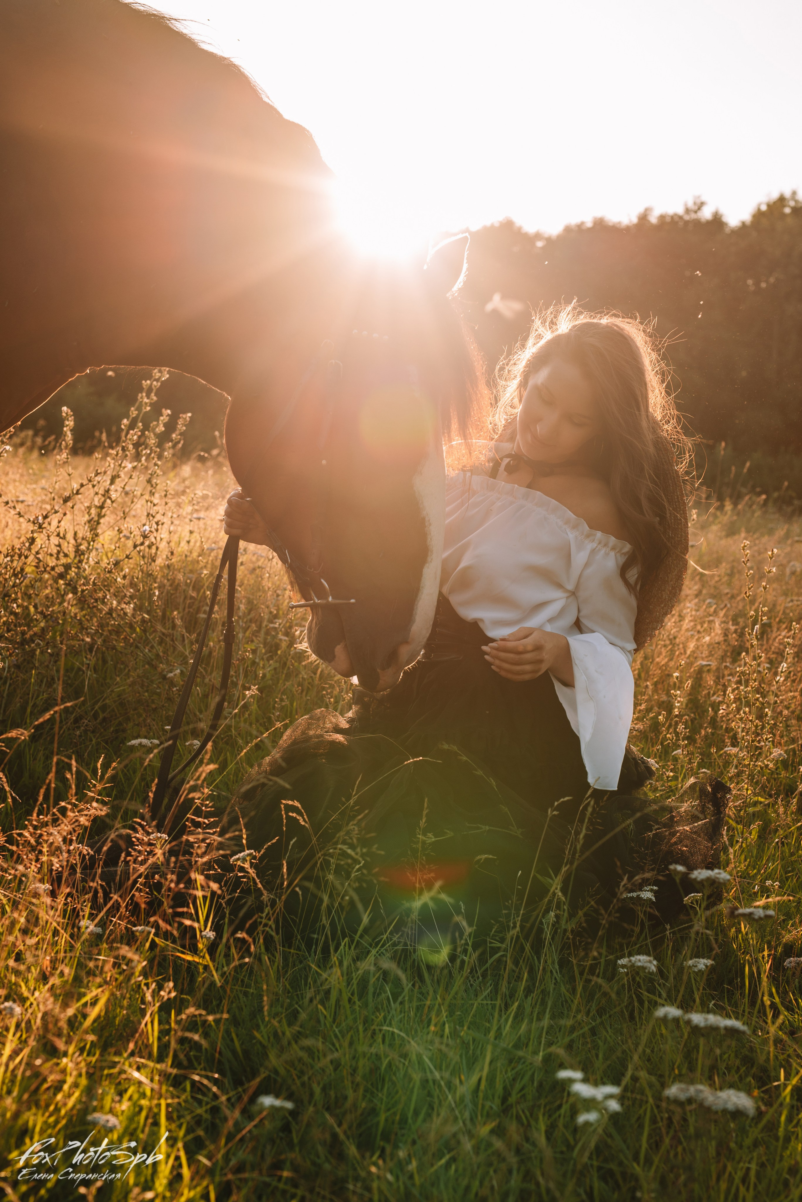С лошадками. Фотограф в Санкт-Петербурге и Ленинградской области