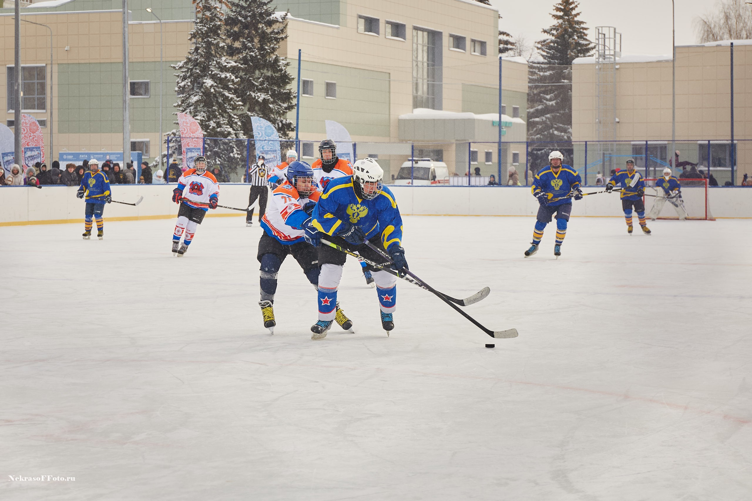 Турнир по хоккею «Русская классика» в рамках Офицерской хоккейной лиги. Спортивный фотограф Некрасов Денис