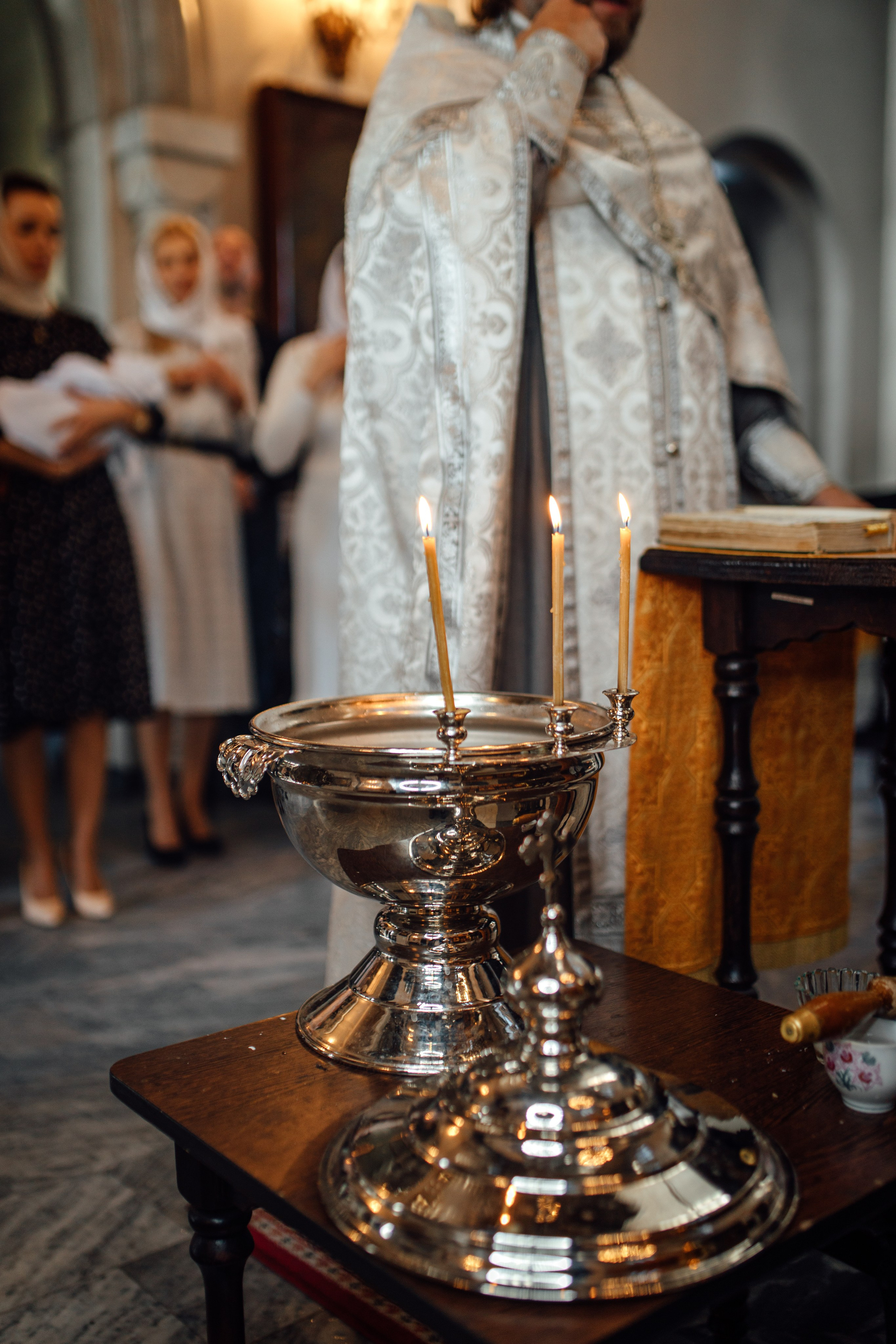 Крещение Тимура храм иконы Всех Скорбящих Радость, октябрь 2024