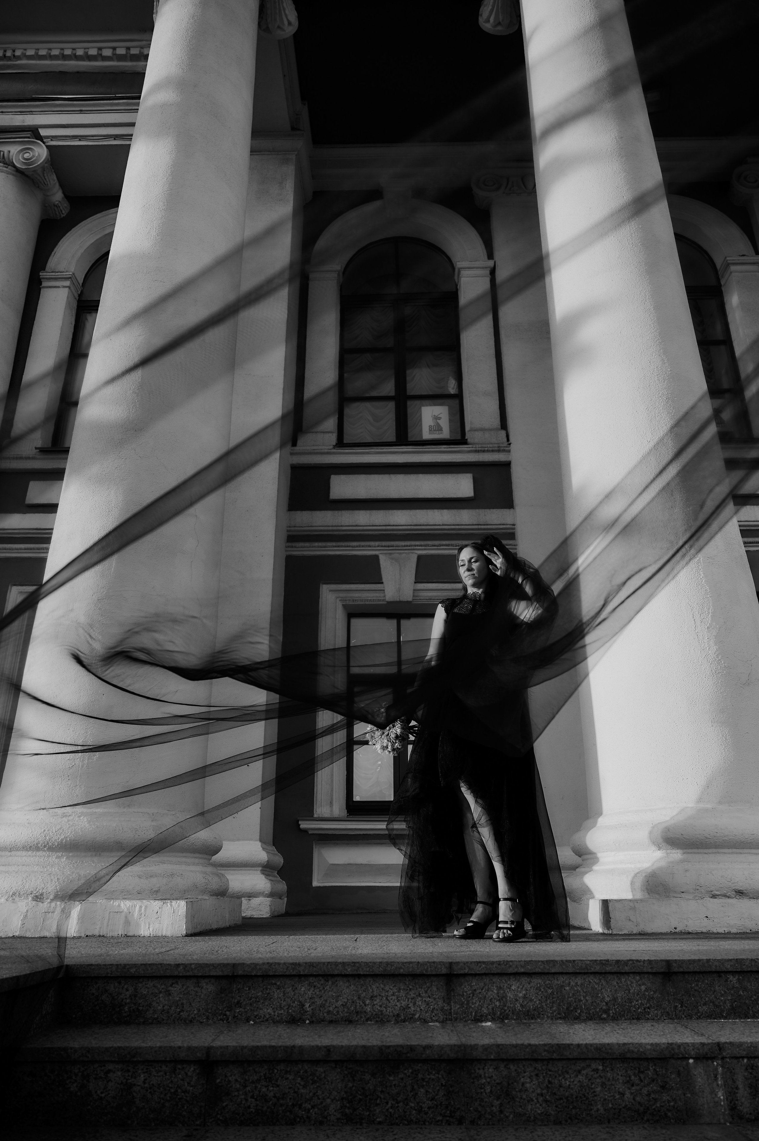 Свадебная фотосессия в Туле в черном. Свадебный фотограф в Туле Никита Беляев