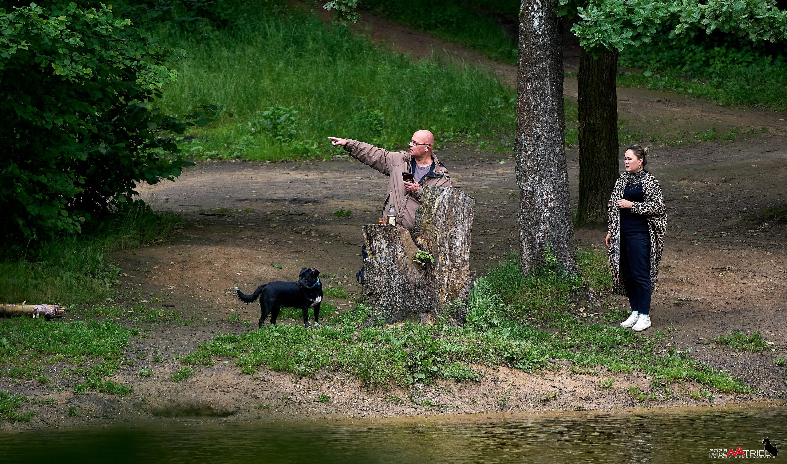 Съемка в парке на воде