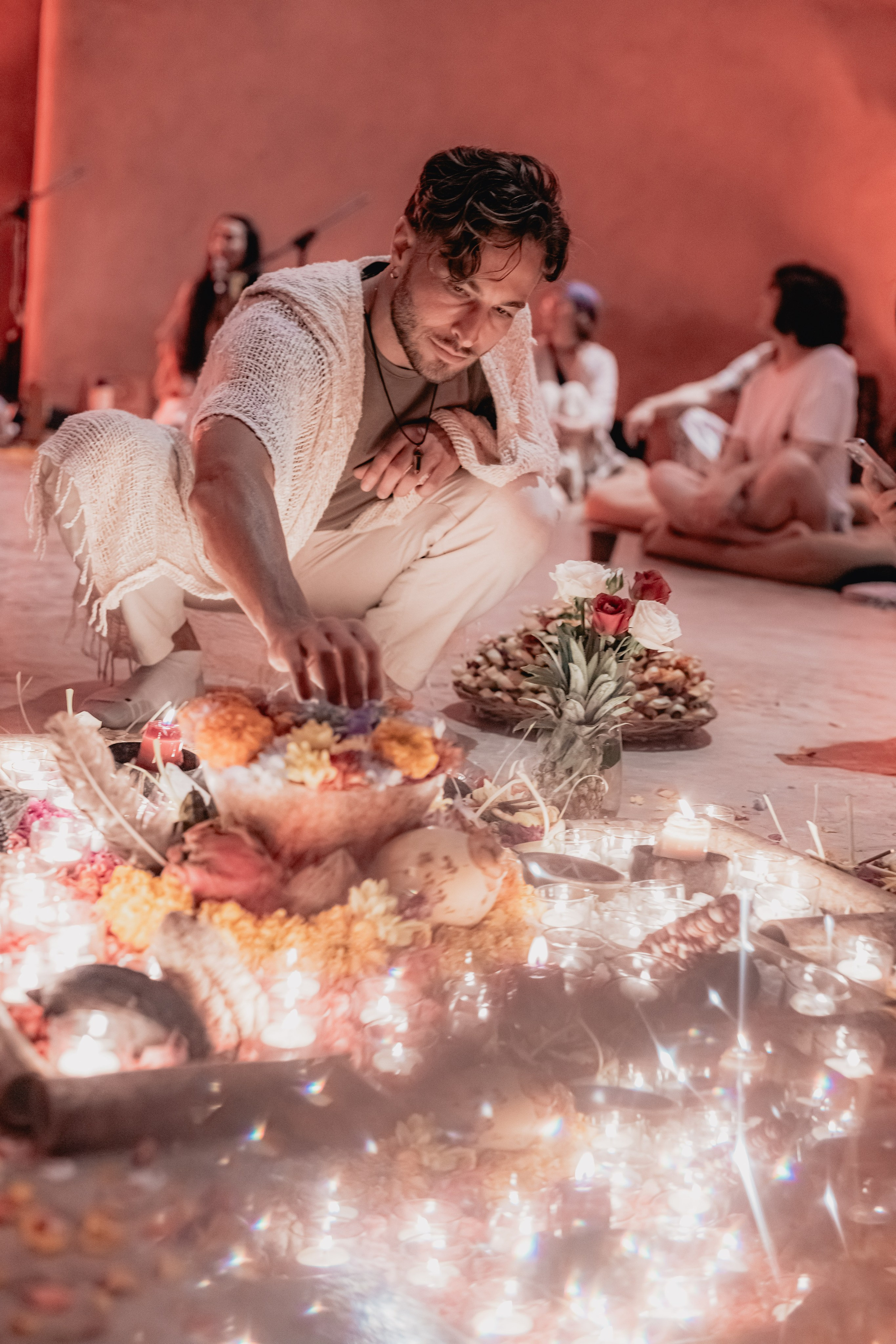 Cacao ceremony Full moon jan w Juan. Mariam Bagdasaryan