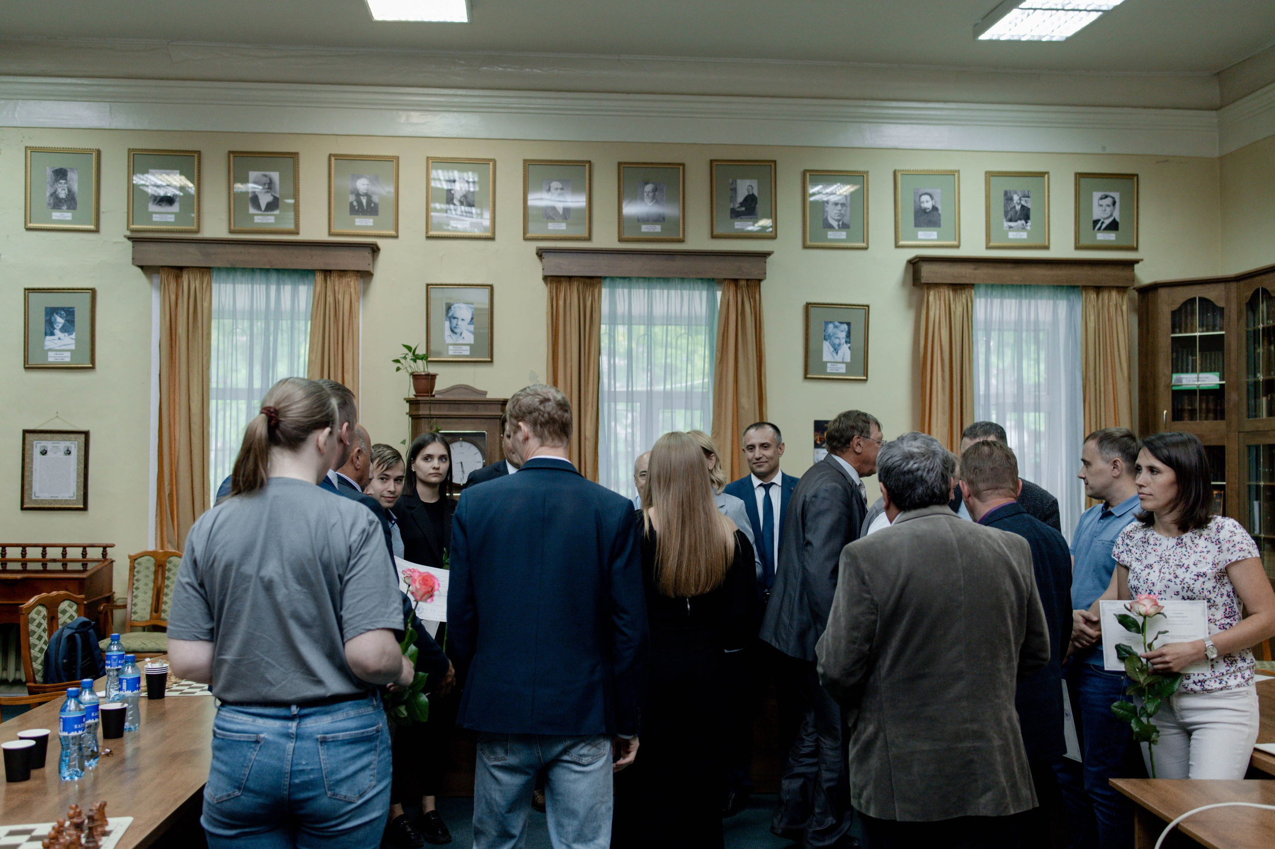 Награждение шахматной федерации