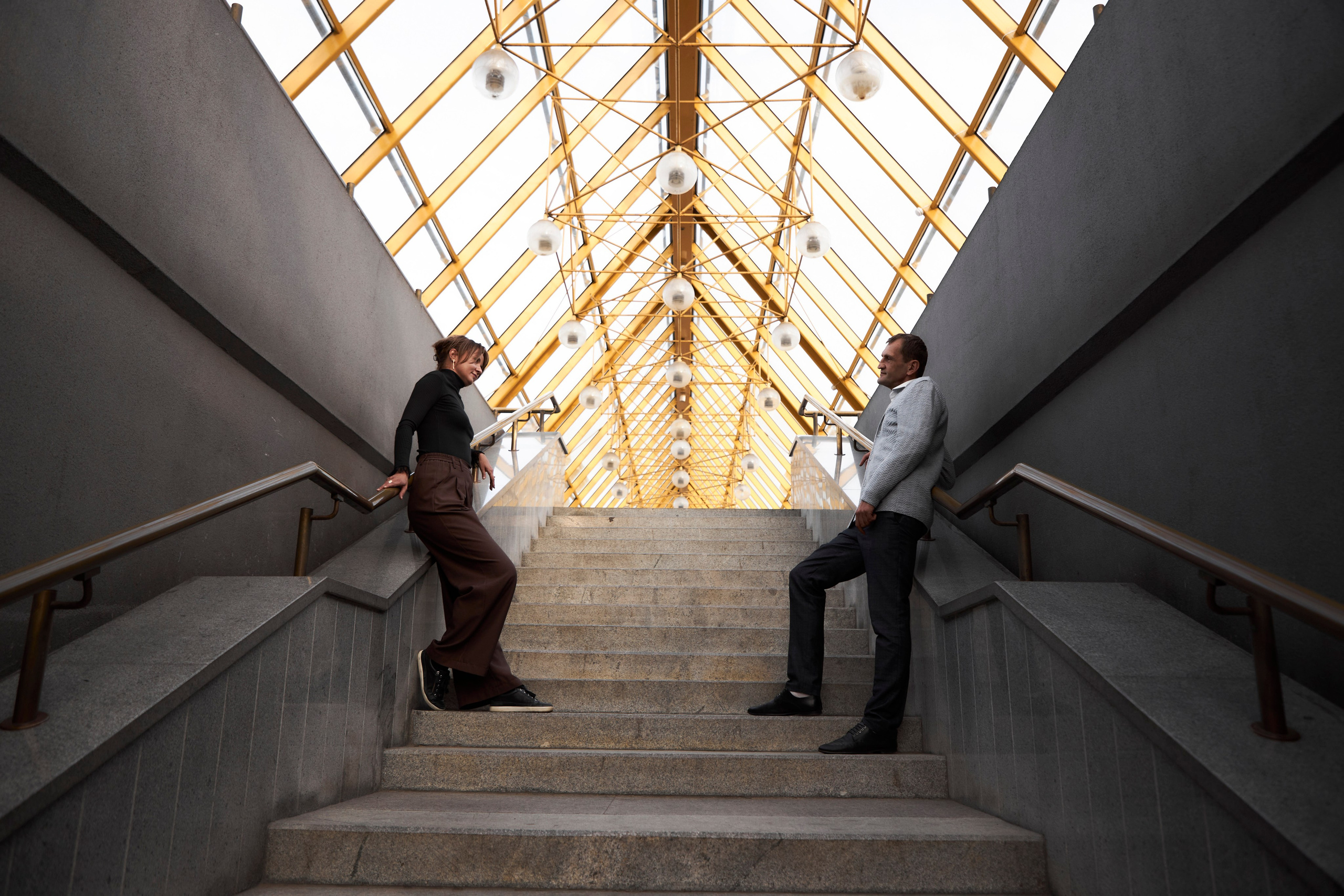 Love story на Андреевском мосту. Анна Потявина. Фотограф Москва