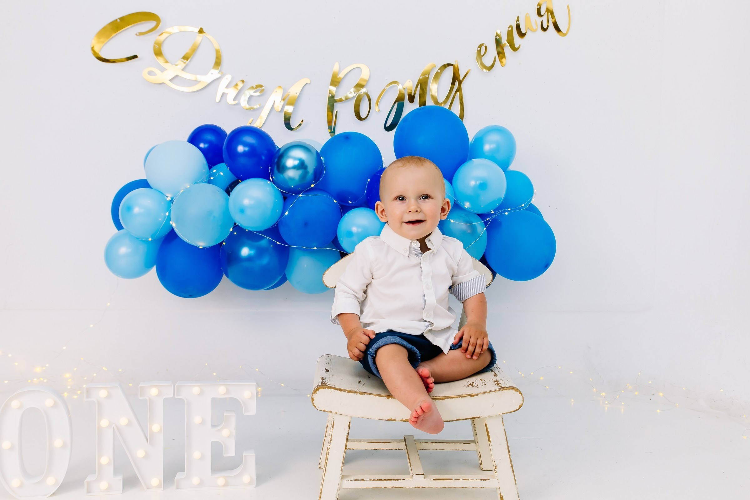 Глебу 1 год. Свадебный и семейный фотограф в Краснодаре Илонна Ковалева