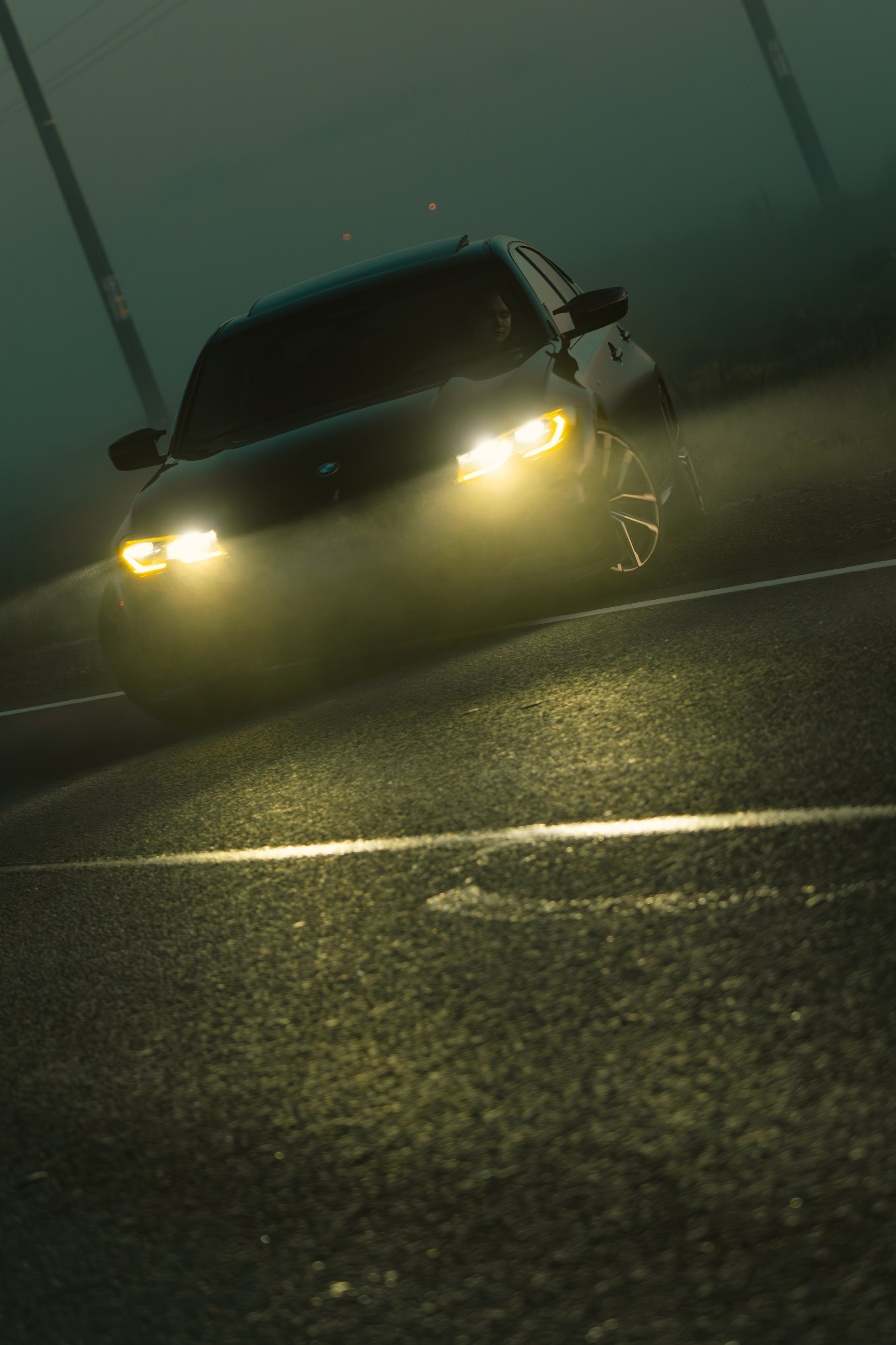 BMW 3 Series Night ed. Автомобильный фотограф в Санкт-Петербурге