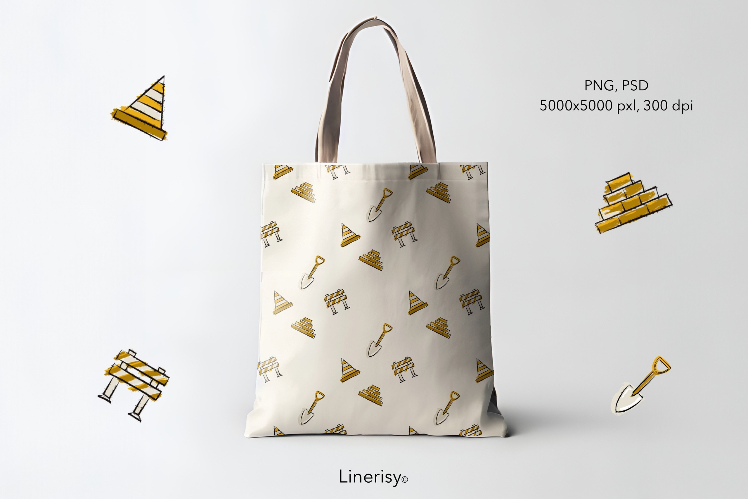 Набор бесшовных паттернов  «ПОЕХАЛИ?». Художник-иллюстратор Евгения Бекренёва