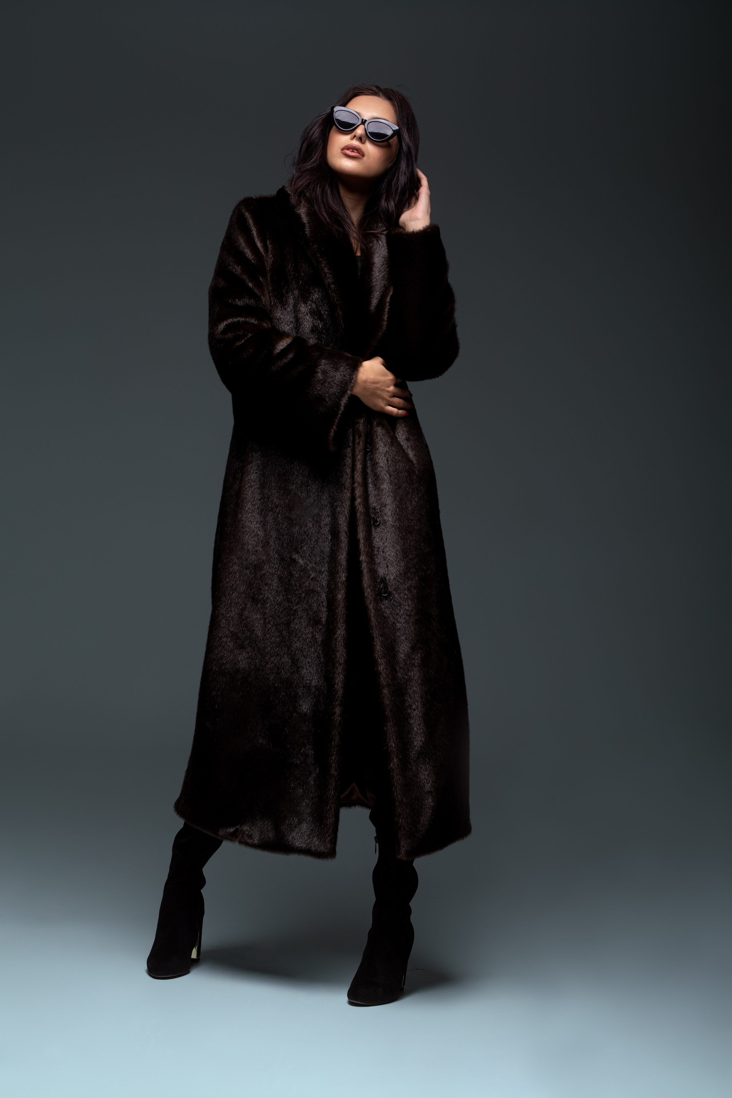 Съемка с Марианной в студии на циклораме в формате для «себя»