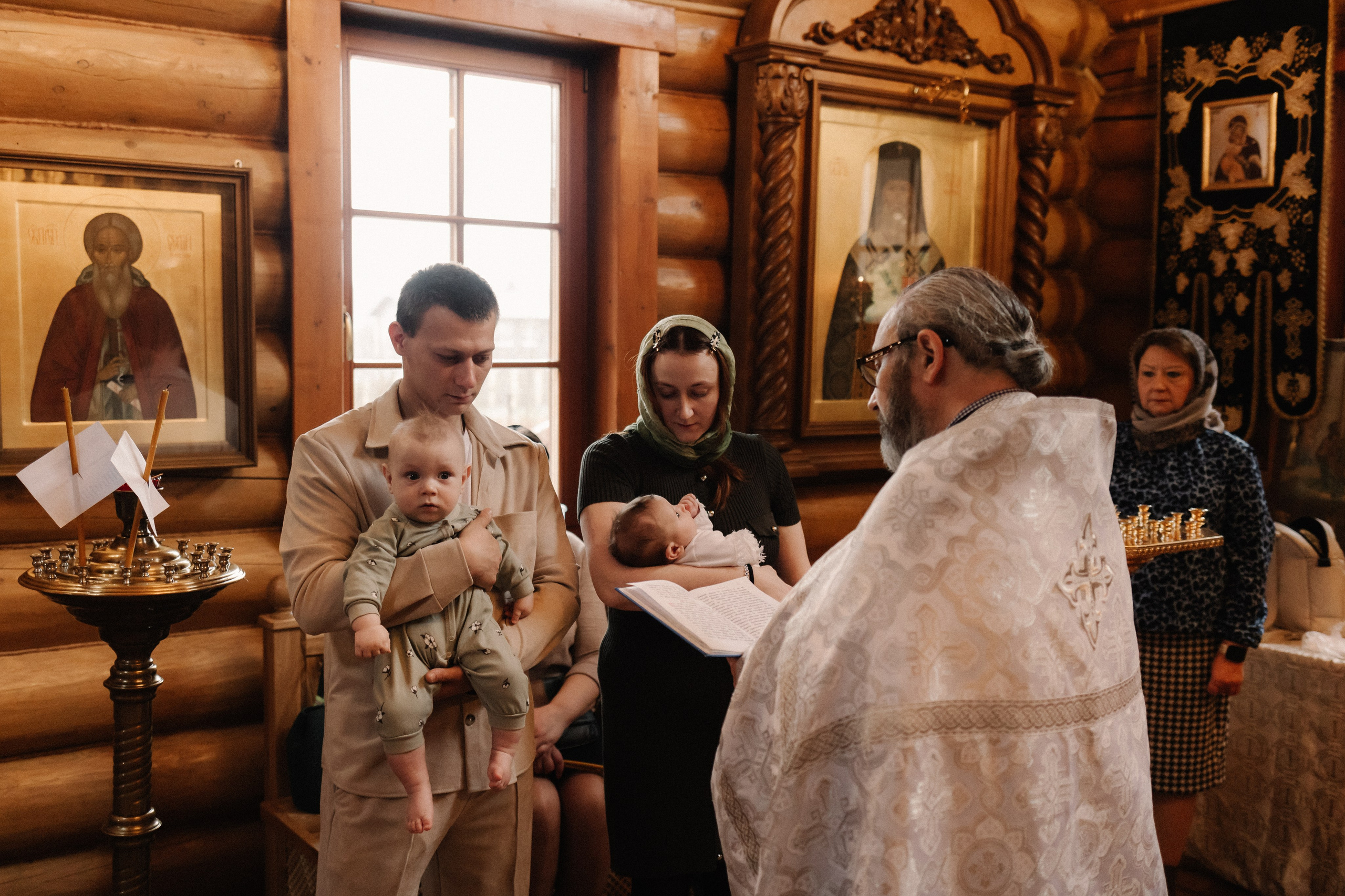 Крещение Платона и Софии. Семейный и детский фотограф в Нижнем Новгороде Буслаева Мария