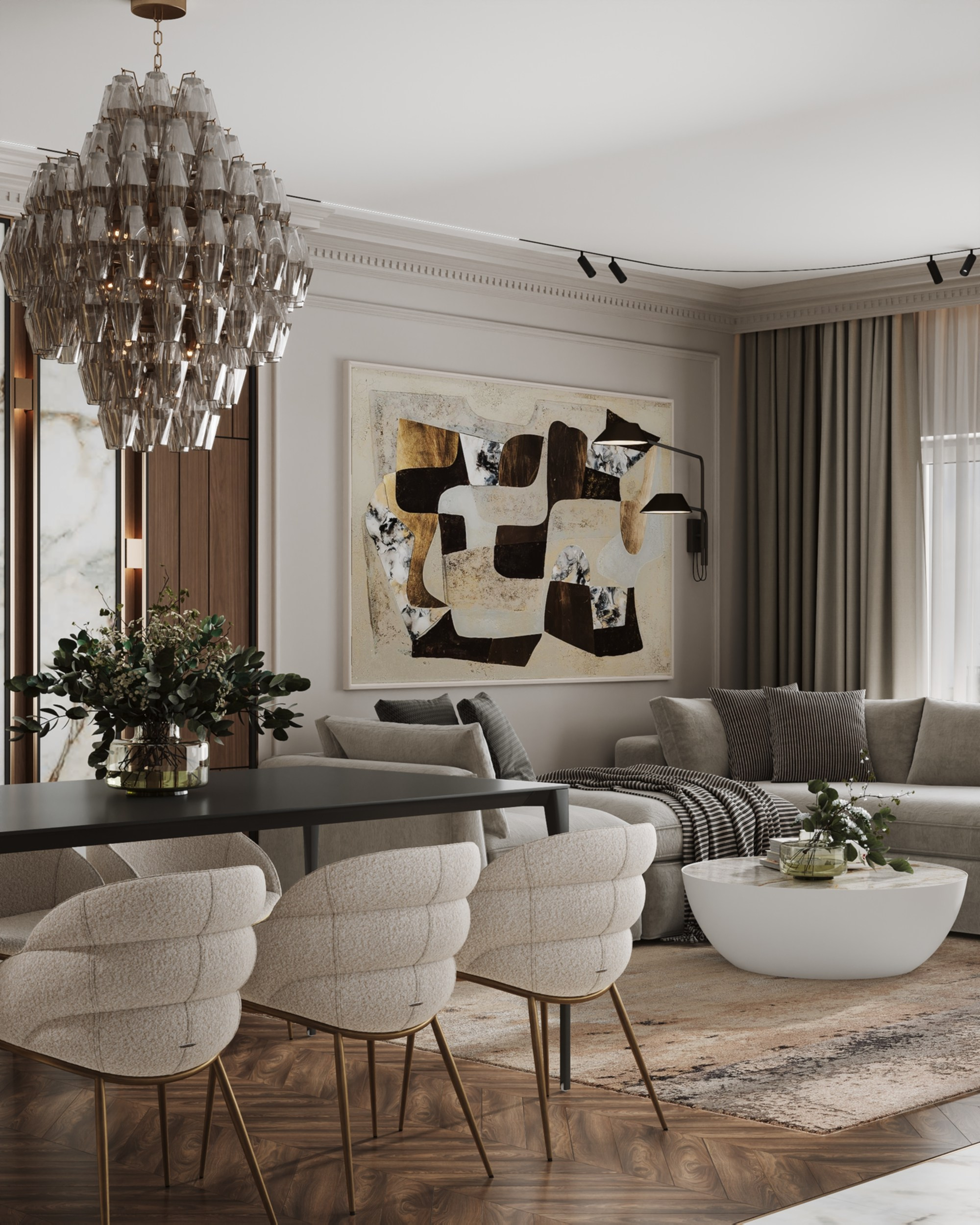 ЖК Сияние | 92.5 м² | 2025. 3D Визуализатор Великородная Виктория