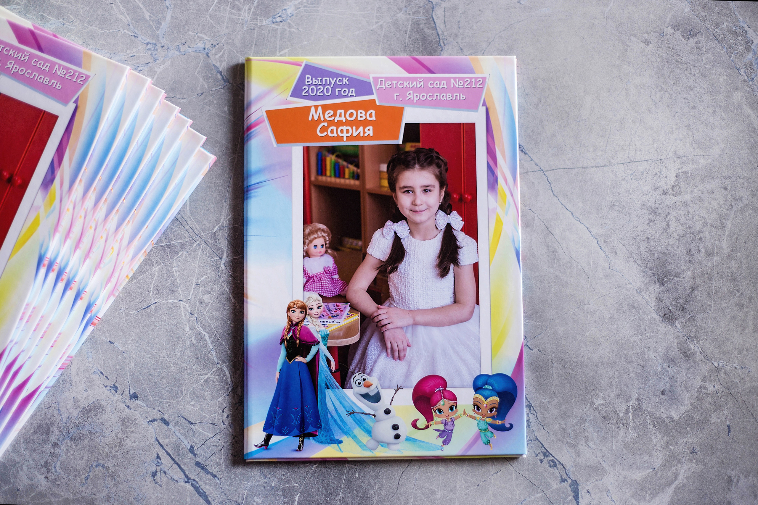 Выпускные альбомы для детских садов. Семейный фотограф Ярославль Екатерина Охлопкова