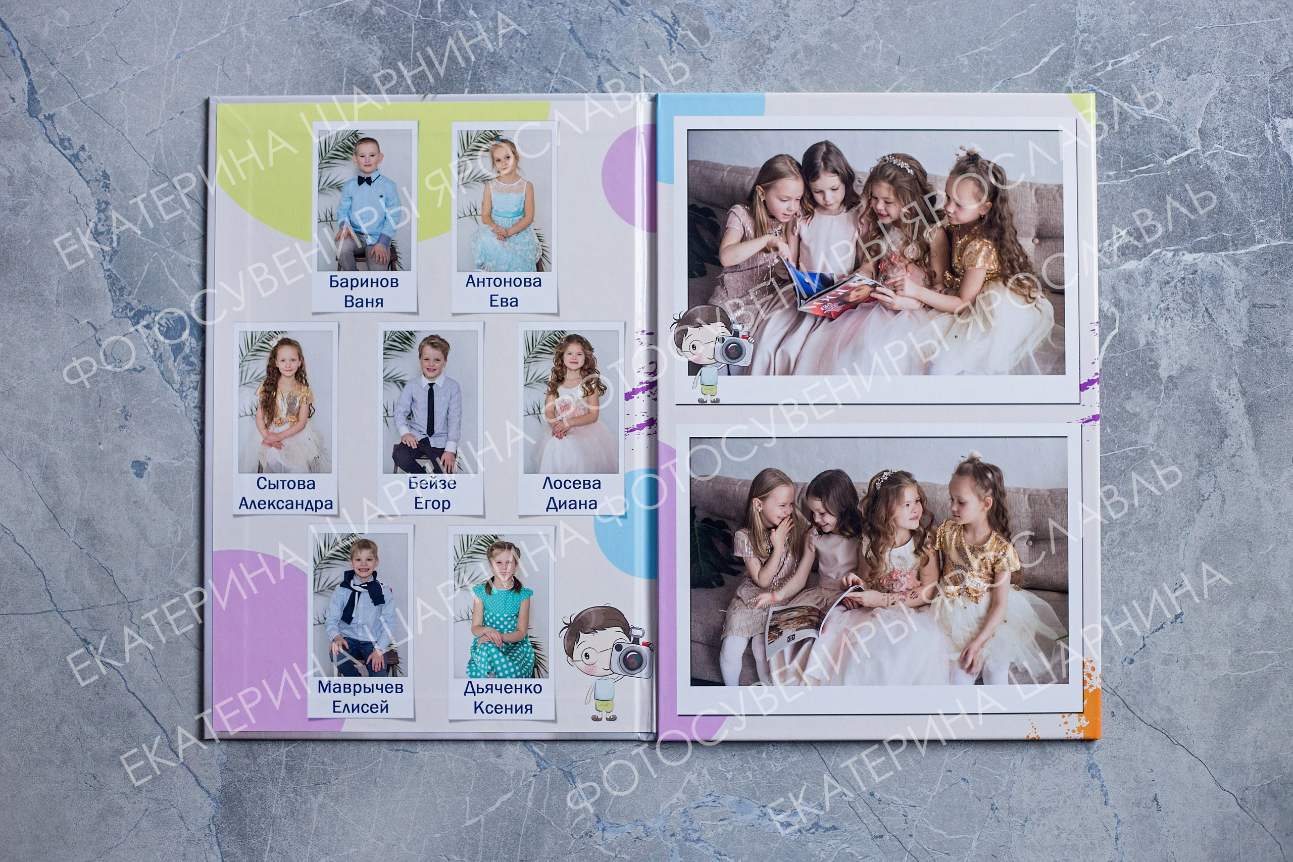 Выпускные альбомы для детских садов. Семейный фотограф Ярославль Екатерина Охлопкова