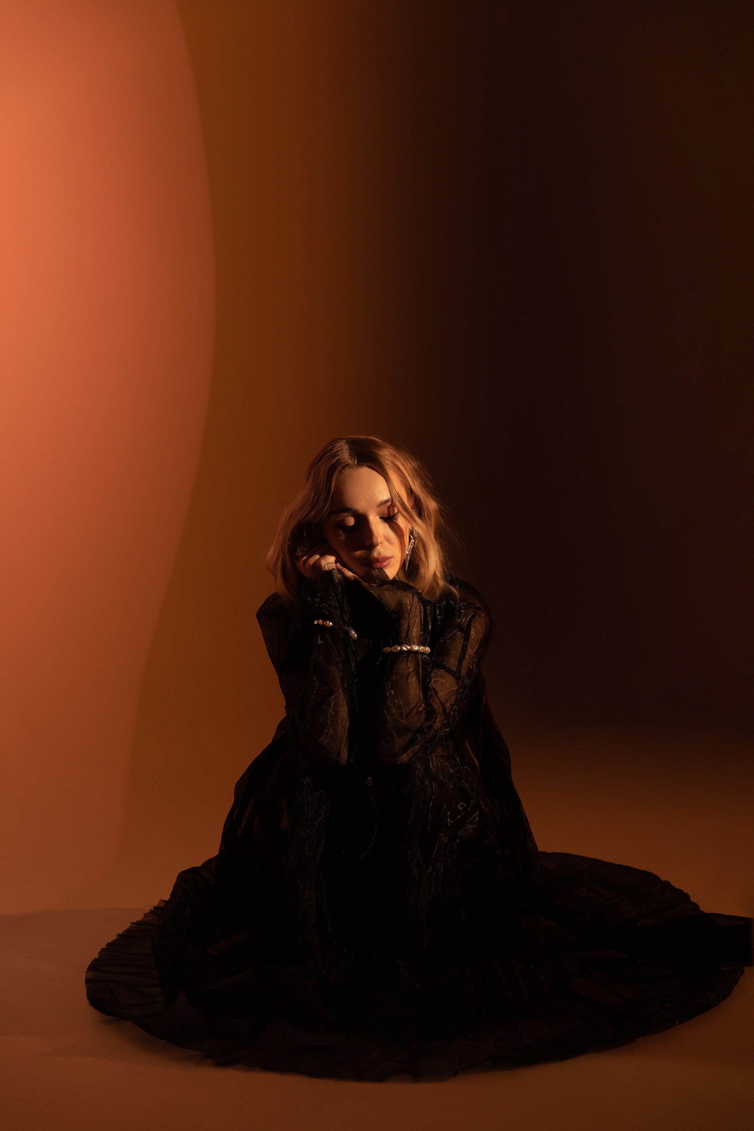 Alina «Black Queen». Фотограф Мария Щеголькова. Чувственный женский портрет