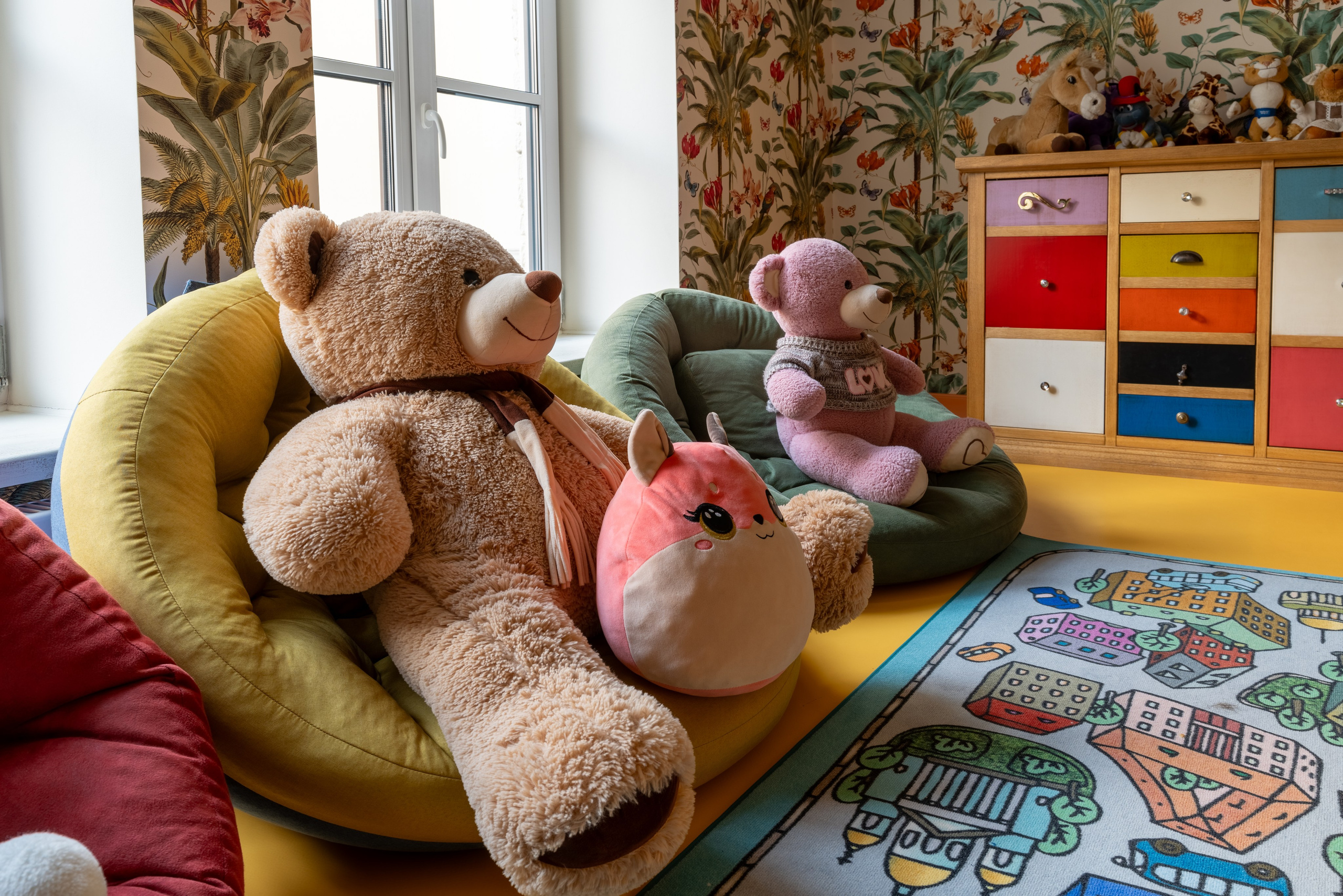 Интерьерная фотосъёмка детской игровой комнаты в Санкт-Петербурге