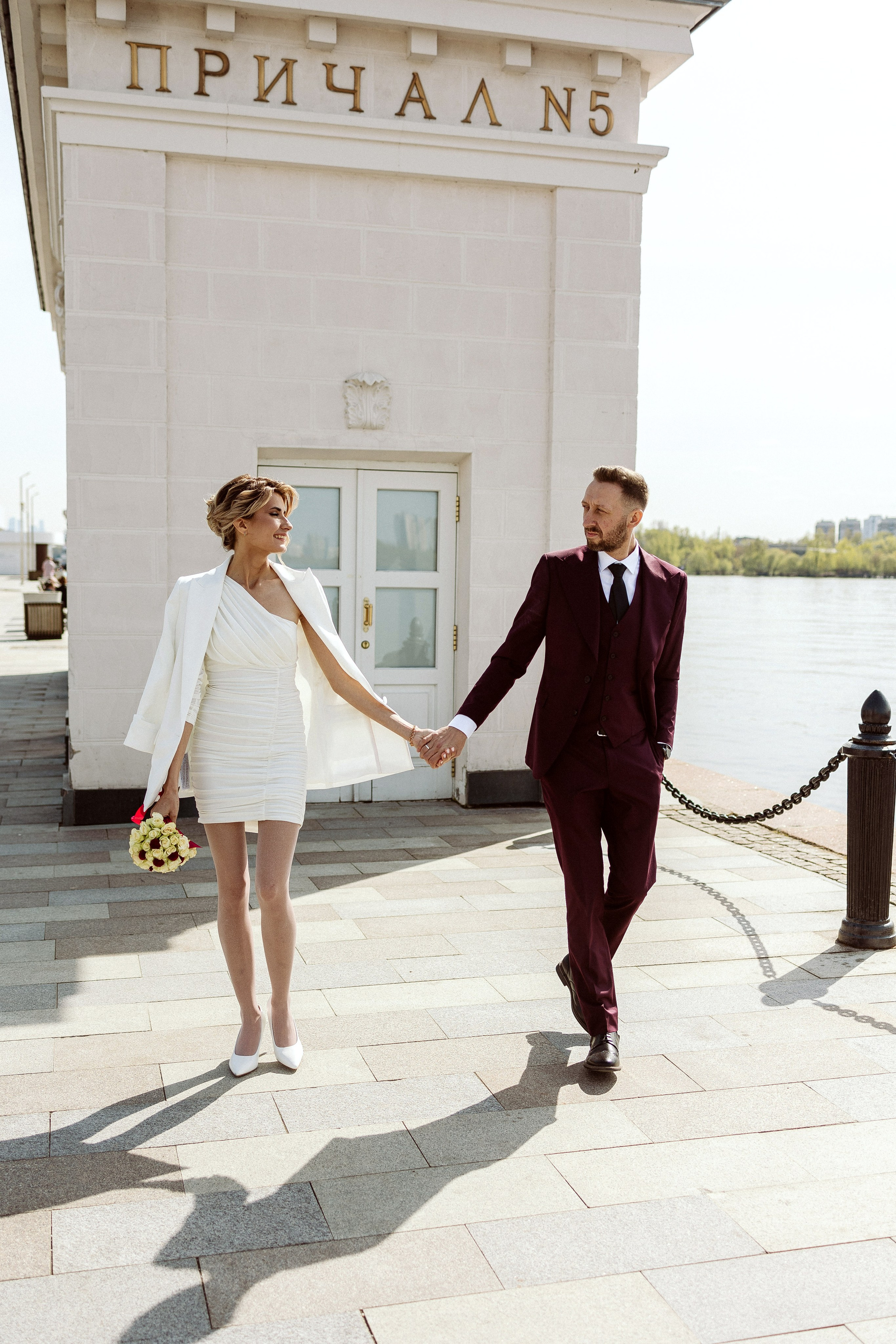 Северный речной вокзал. Свадебный фотограф Маргарита Глумскова