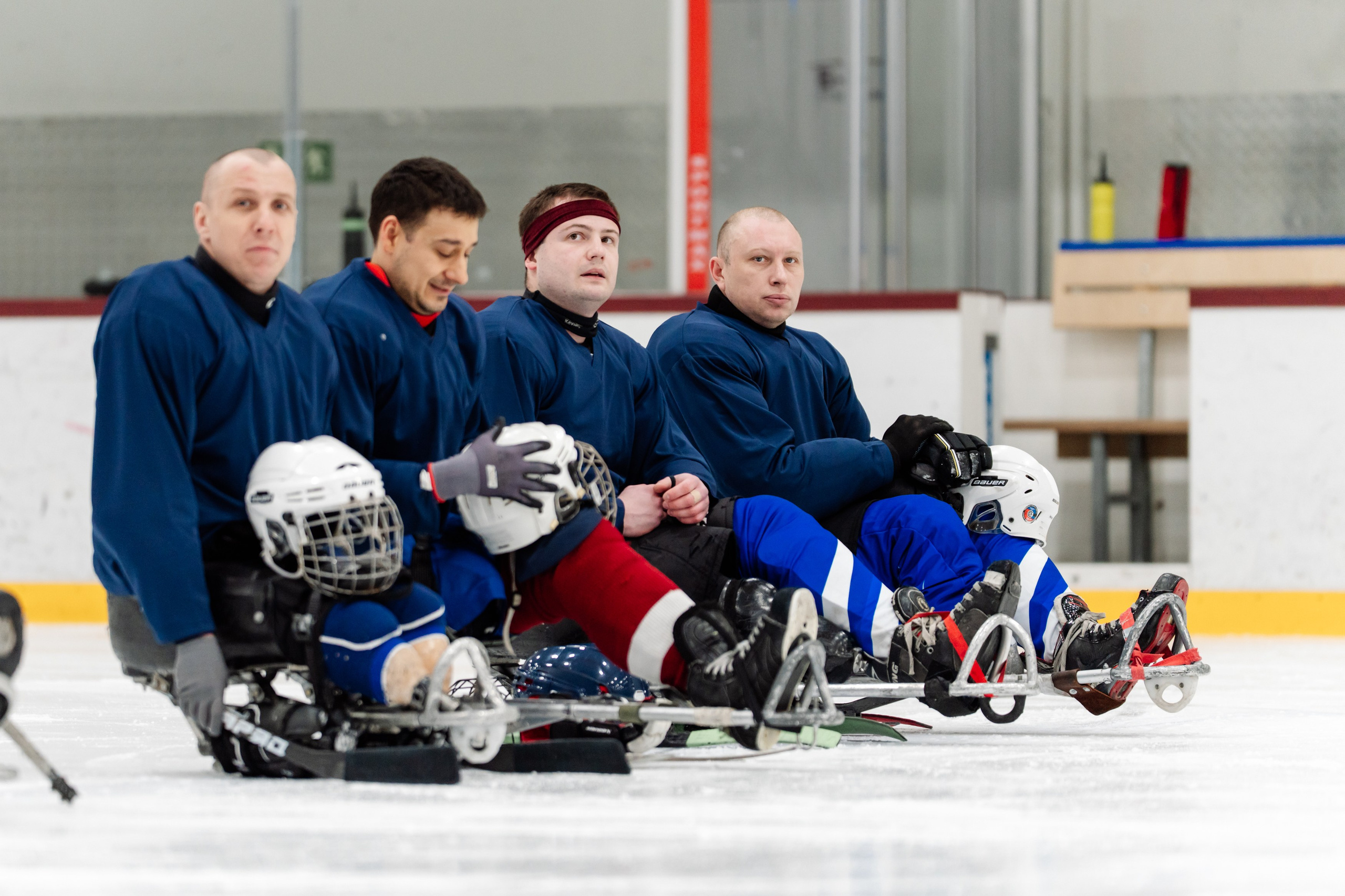 Игра в следж хоккей приуроченная 23.02.26 в арене Сталкер