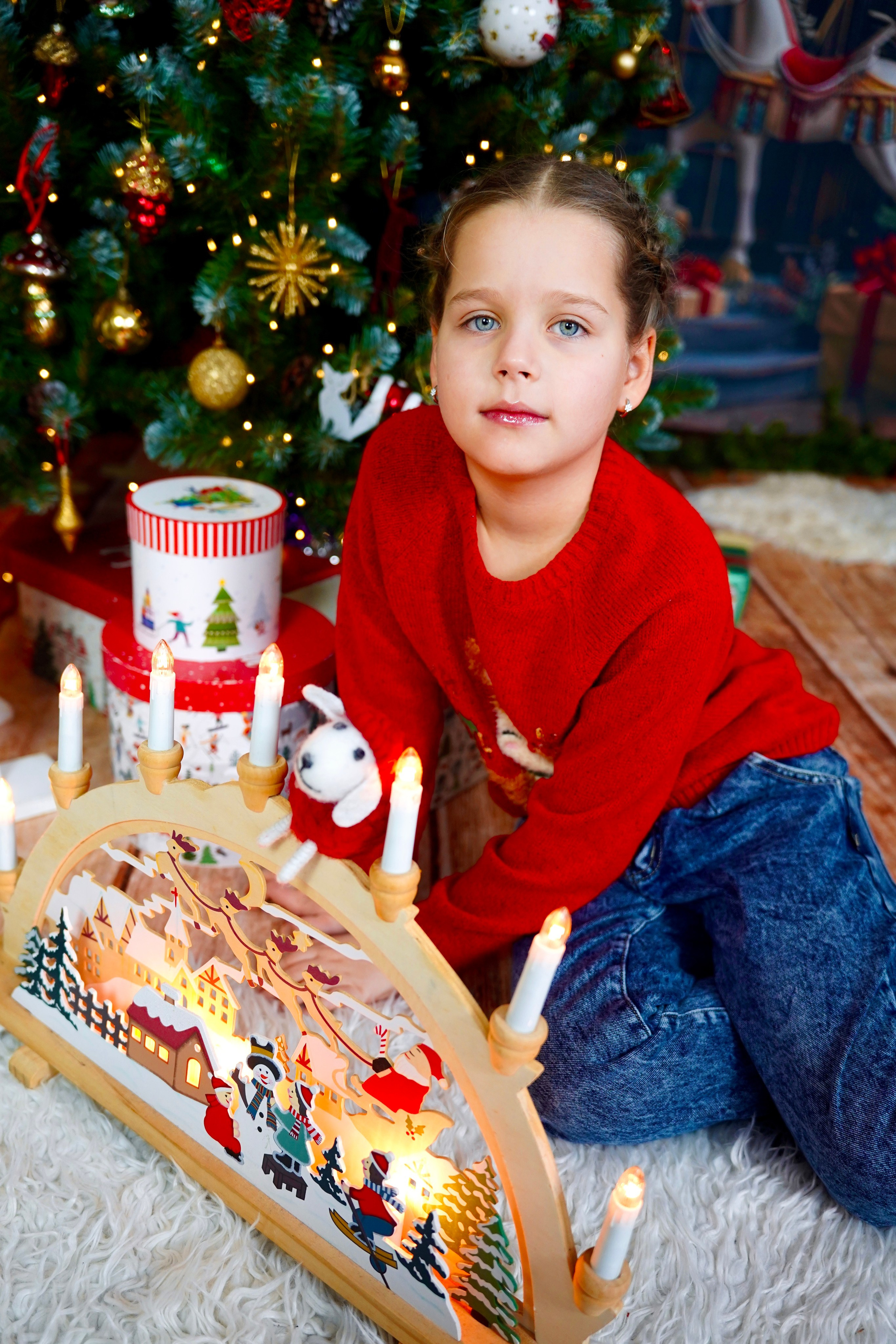 Новогодний фотопроект 2025 № 3. Семейный и детский фотограф Александра Гвоздикова