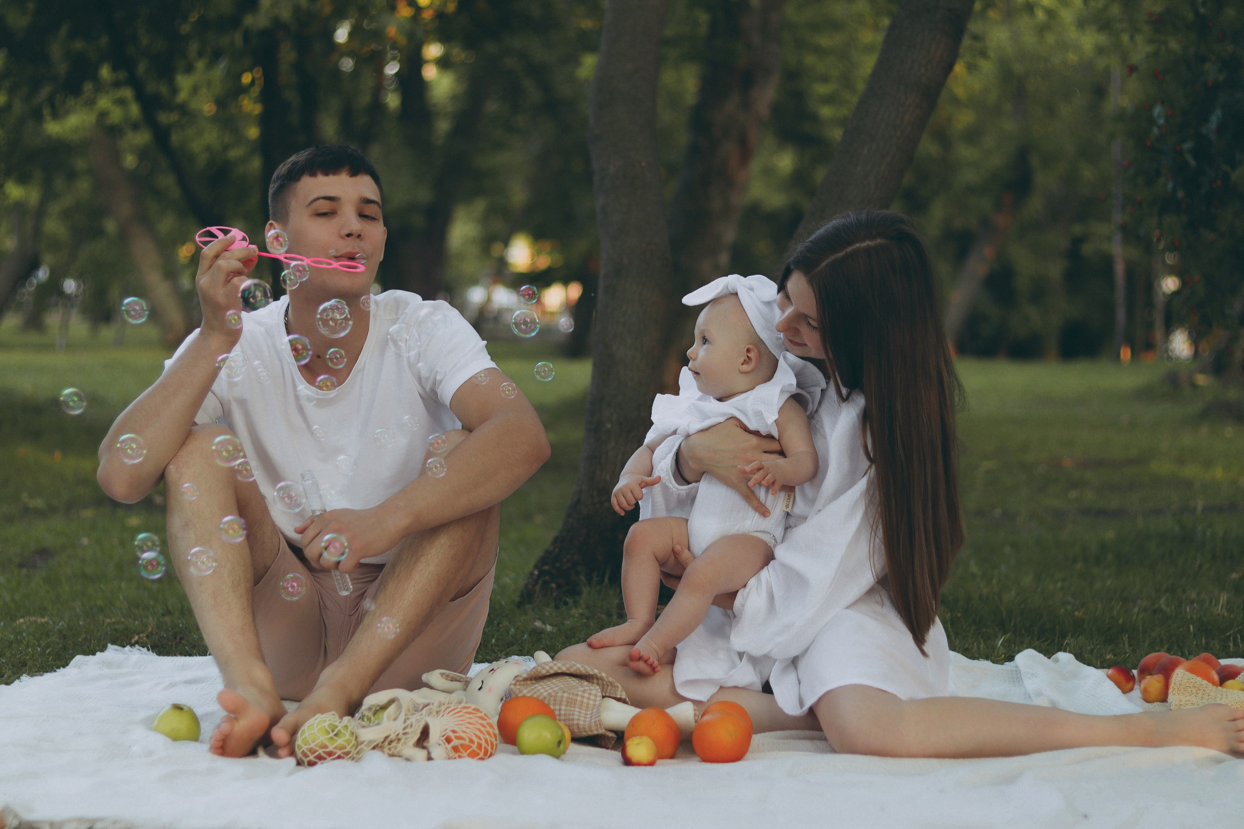 Семья Николь, Никиты и Василисы. Фотограф Самара Лена Мандарин