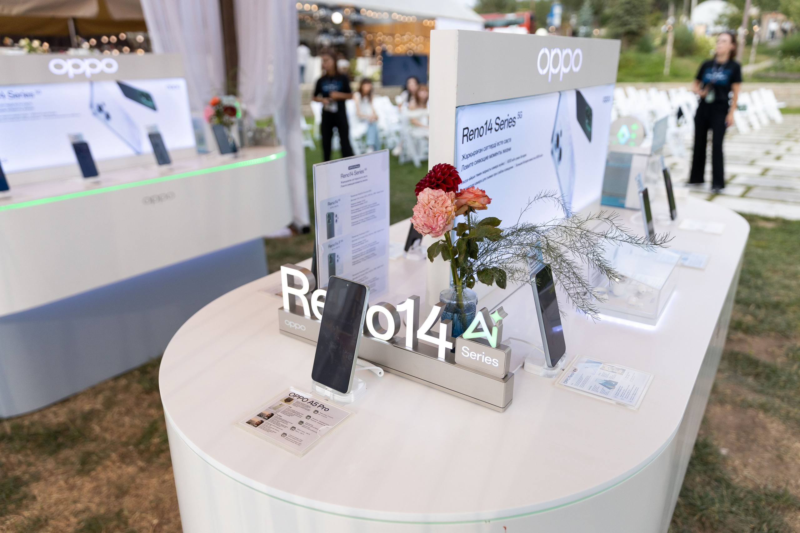 Презентация смартфона OPPO в Алматы — репортажная фотосъемка