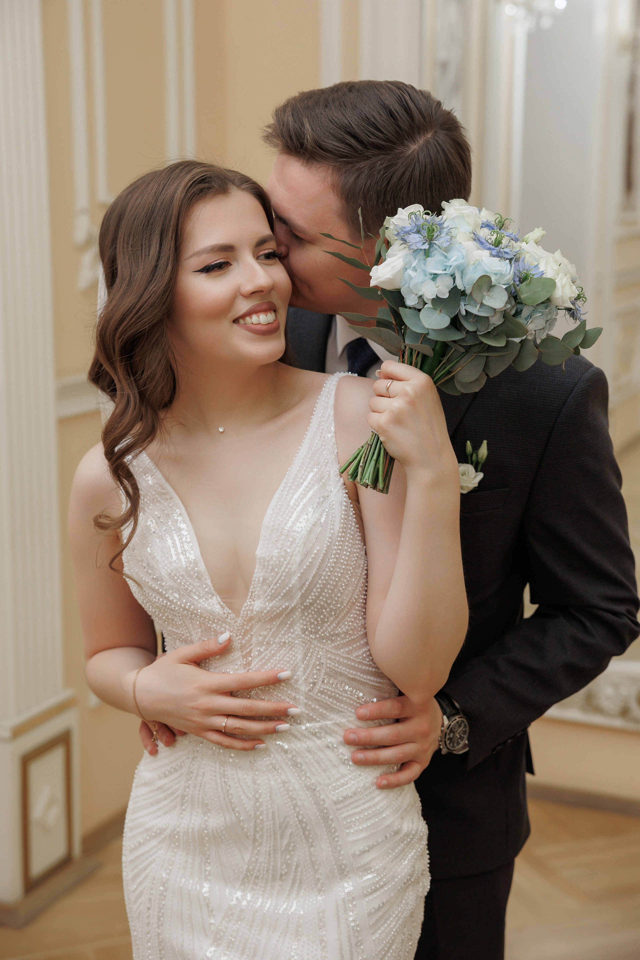 Даша и Дима, Грибоедовский ЗАГС. Свадебный и репортажный фотограф (Москва, Королев и другие)