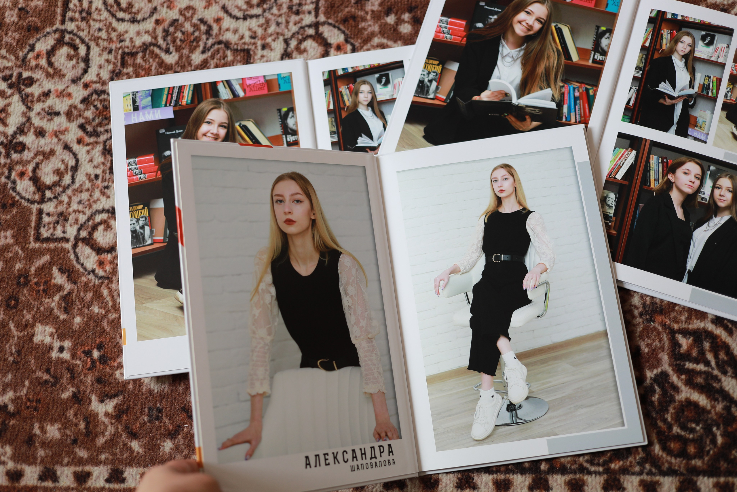 Альбом 4 разворота СтаршаяШк. Medlori fotobook Выпускные альбомы в Липецке Лариса Медведева