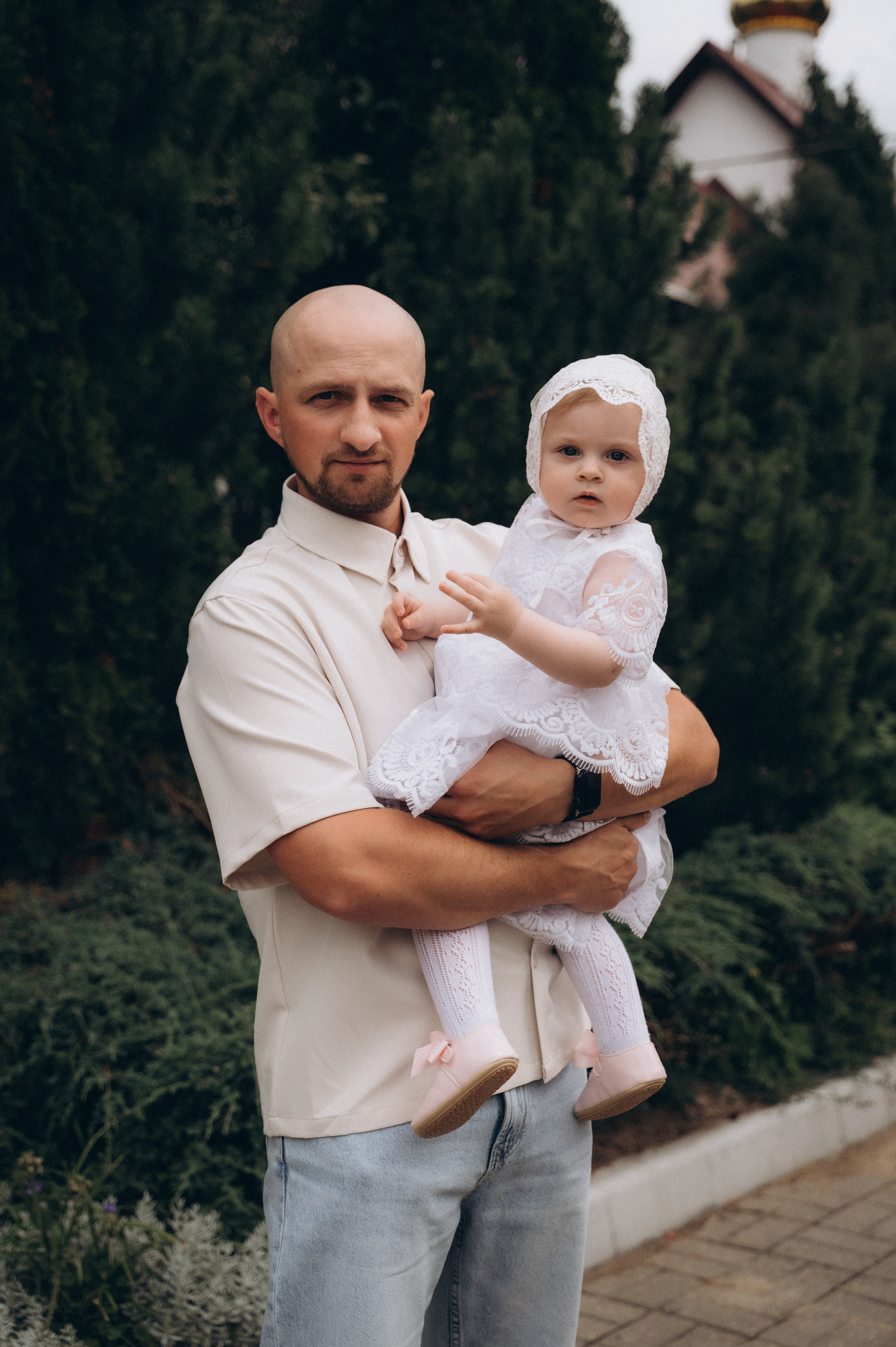 Крещение Владиславы (Криптовый храм в честь собора Новомучеников и Исповедников земли Белорусской). Семейный фотограф в Минске Дарья Дреко