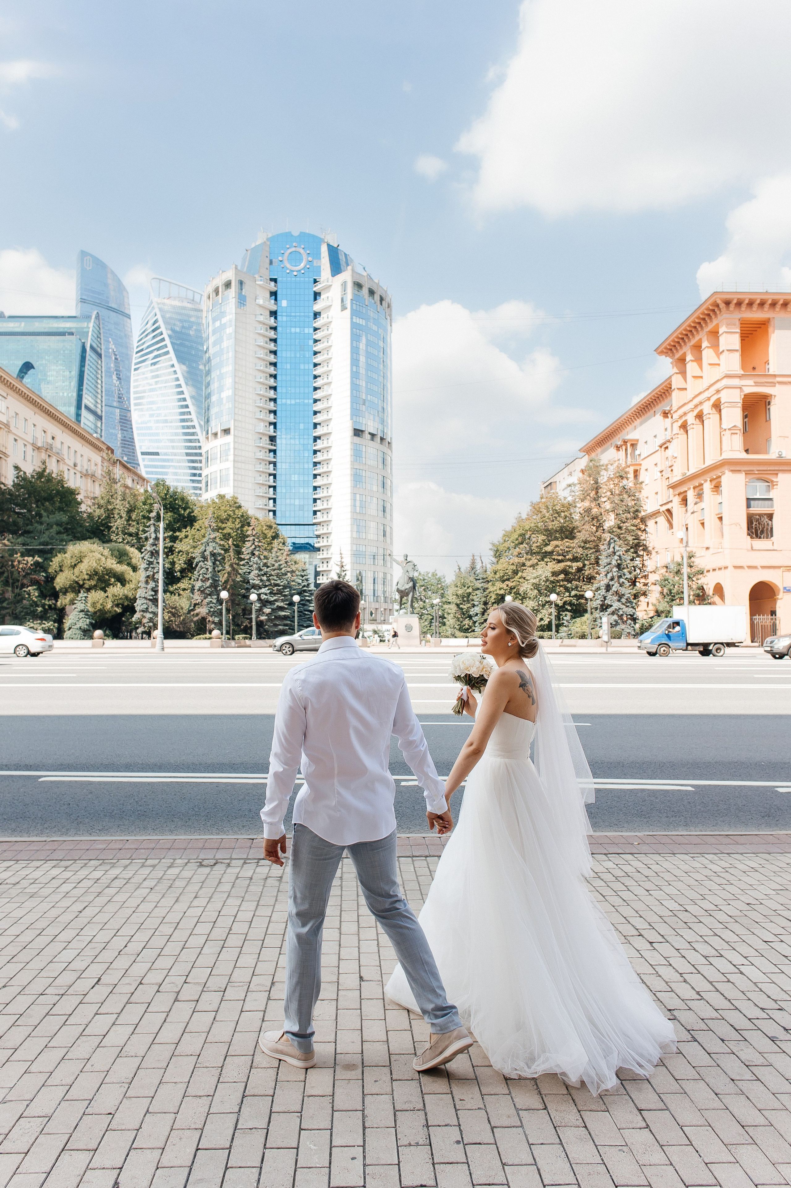 Борис и Ксения (утро + Загс + прогулка). Фотограф в Москве Екатерина Потапова