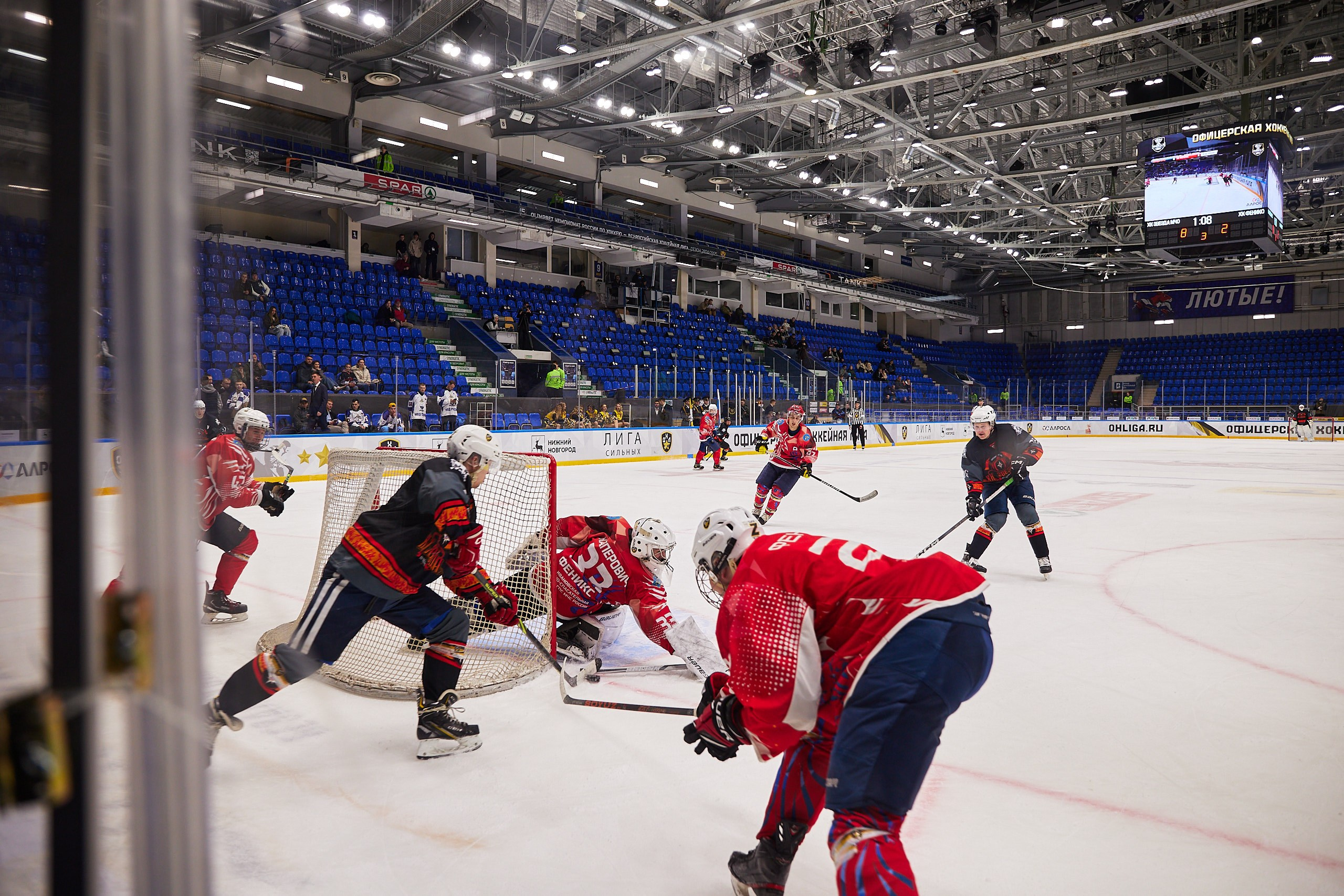 Репортаж. Офицерская хоккейная лига 2025 год. Спортивный фотограф Некрасов Денис