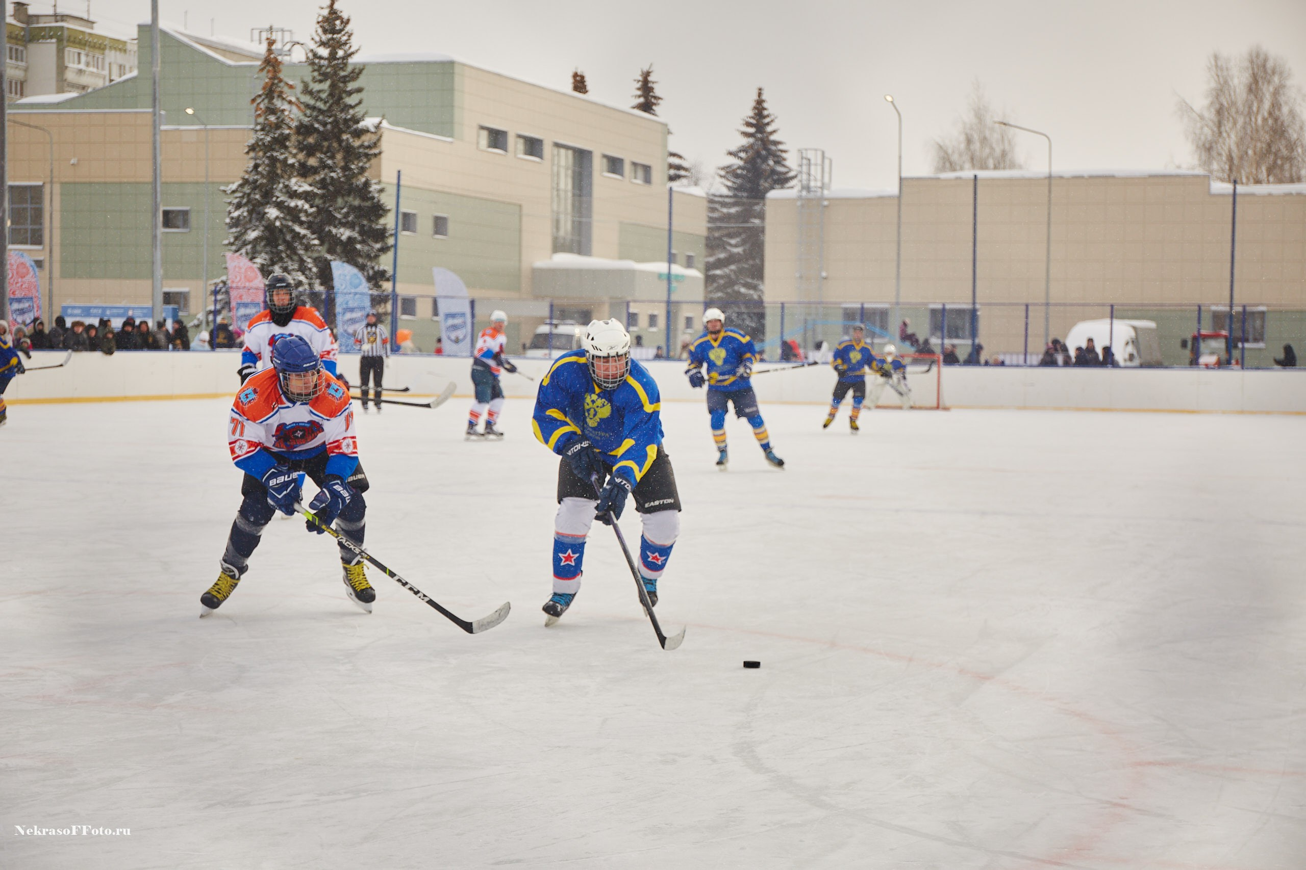 Турнир по хоккею «Русская классика» в рамках Офицерской хоккейной лиги. Спортивный фотограф Некрасов Денис