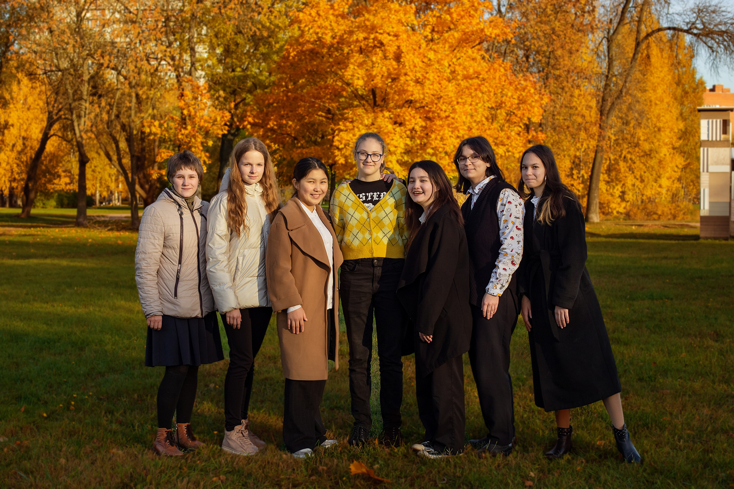 9 класс, осенняя фотопрогулка. Семейный фотограф Любовь Саркеева