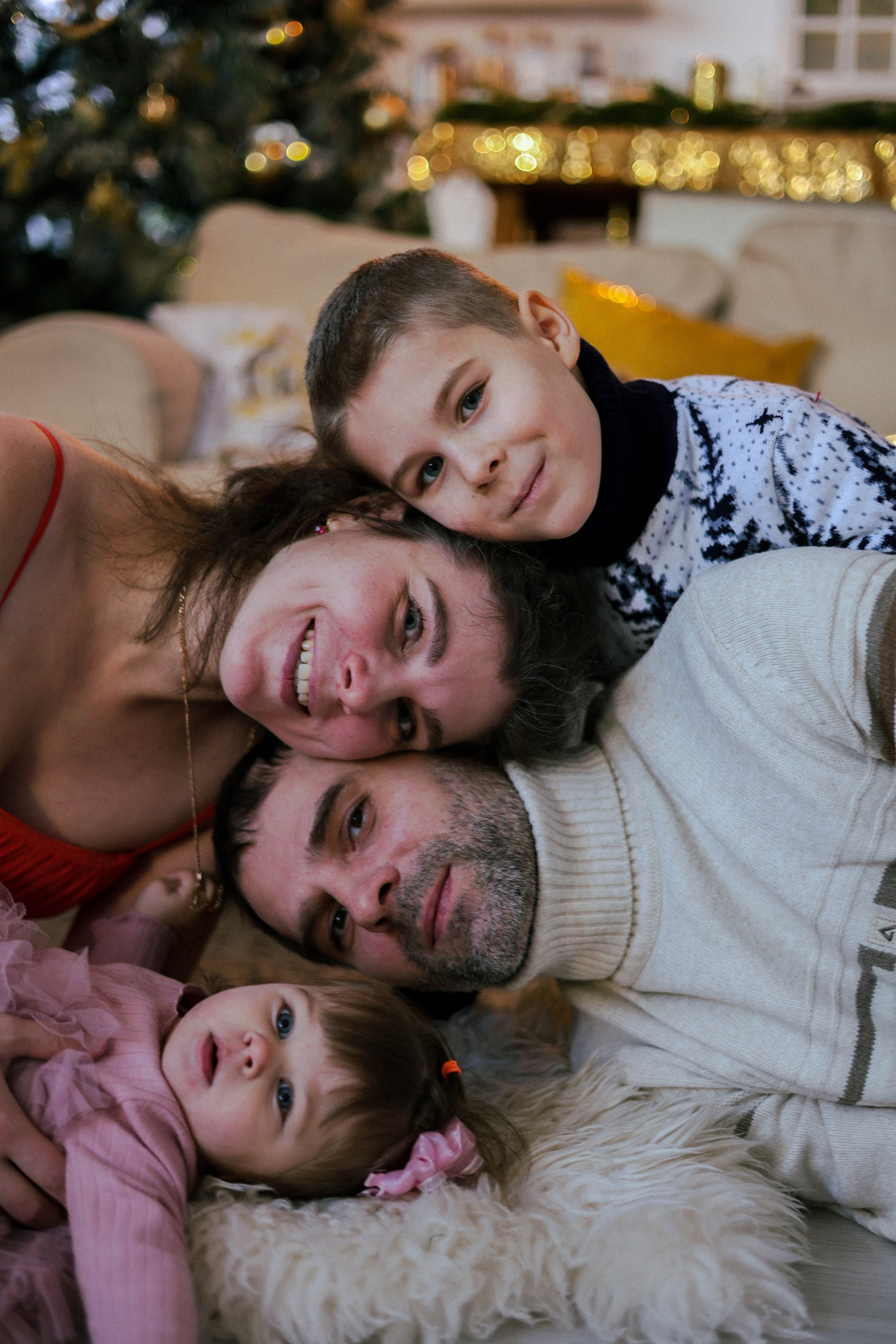 Новогодняя история «Нелля и ее семья». Фотограф в Москве Анастасия Калинина
