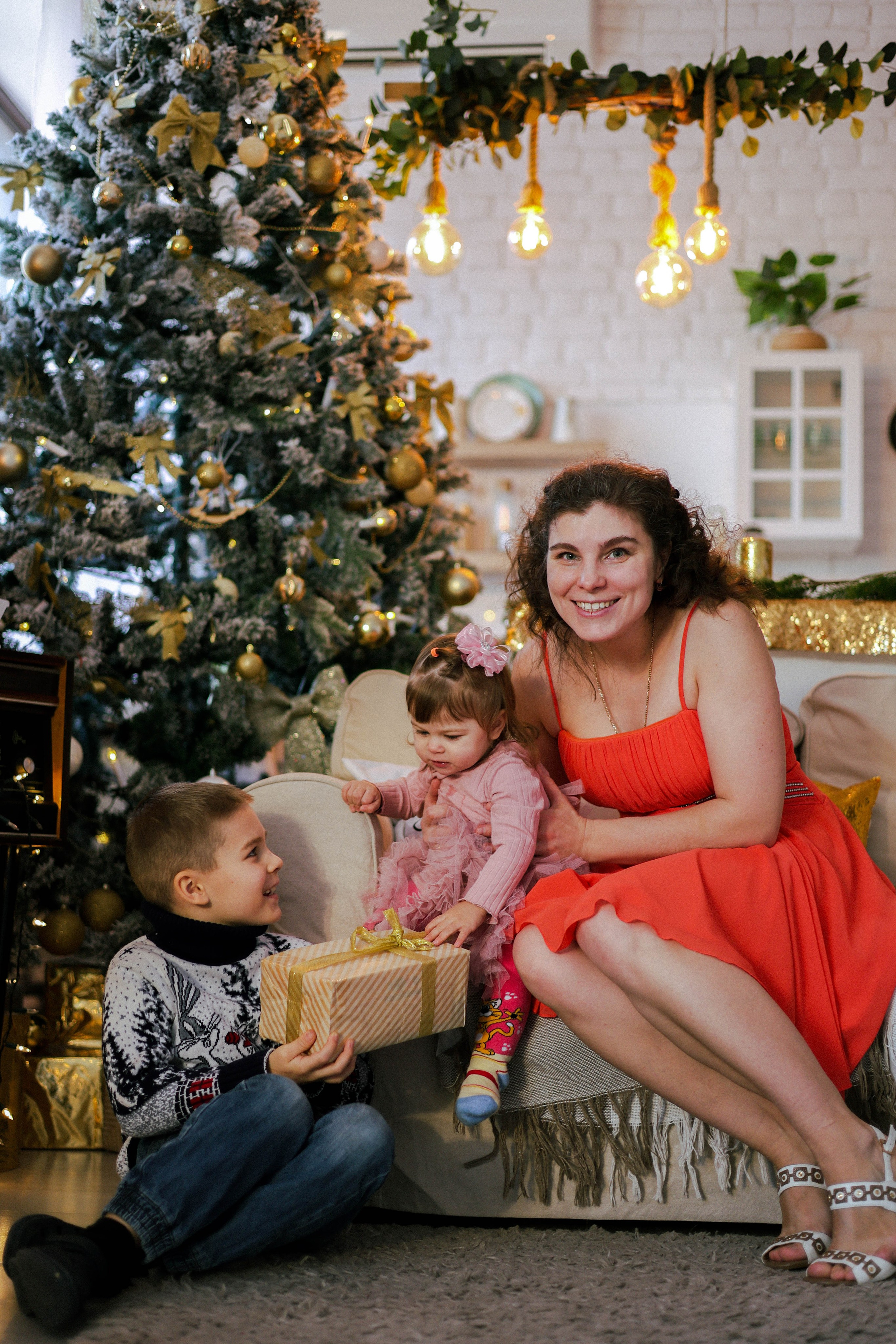 Новогодняя история «Нелля и ее семья». Фотограф в Москве Анастасия Калинина