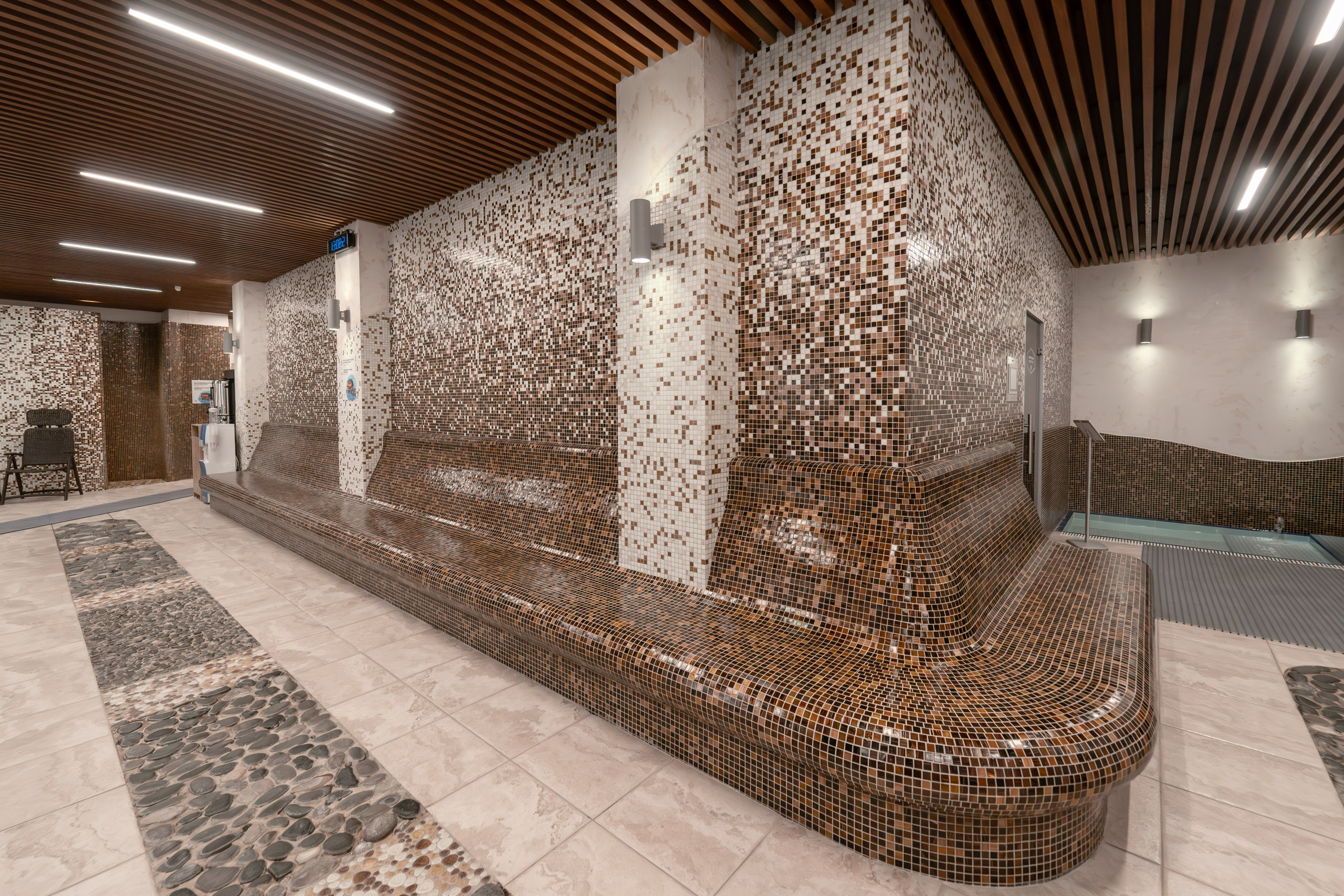 Термальная зона в отеле Rosa Springs. Репортажный фотограф в Красной Поляне и Сочи Павлюченко Екатерина