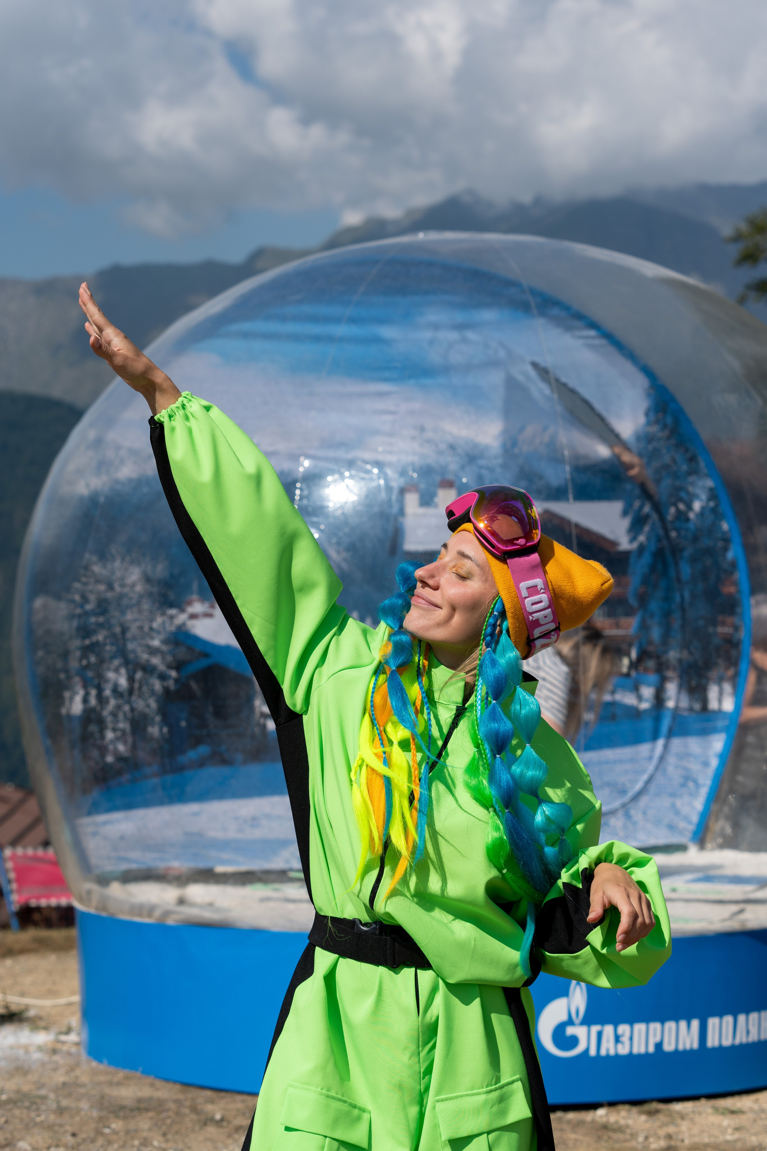 Мероприятие «Зима на за горами» на курорте Газпром Лаура. Репортажный фотограф в Красной Поляне и Сочи Павлюченко Екатерина