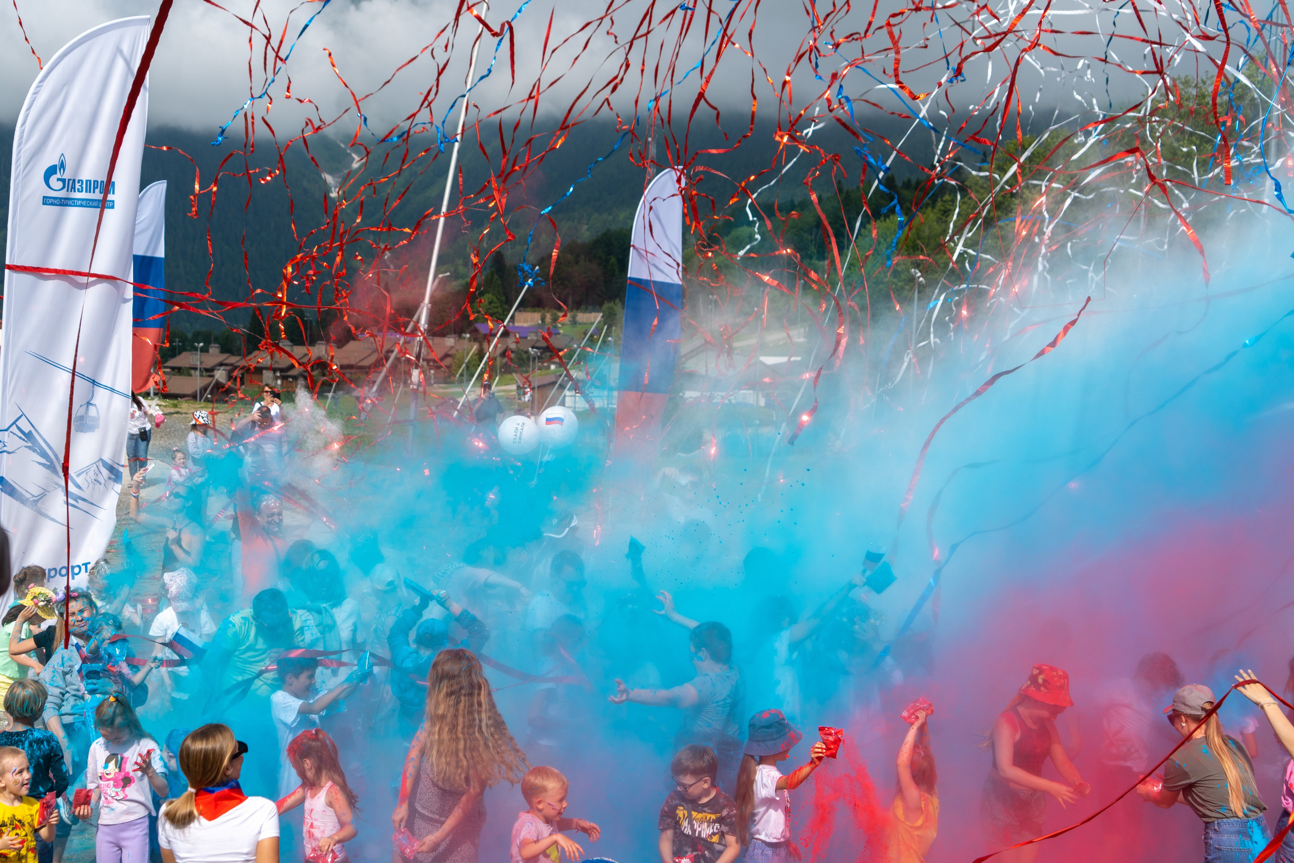 День России на курорте Газпром 2023. Репортажный фотограф в Красной Поляне и Сочи Павлюченко Екатерина