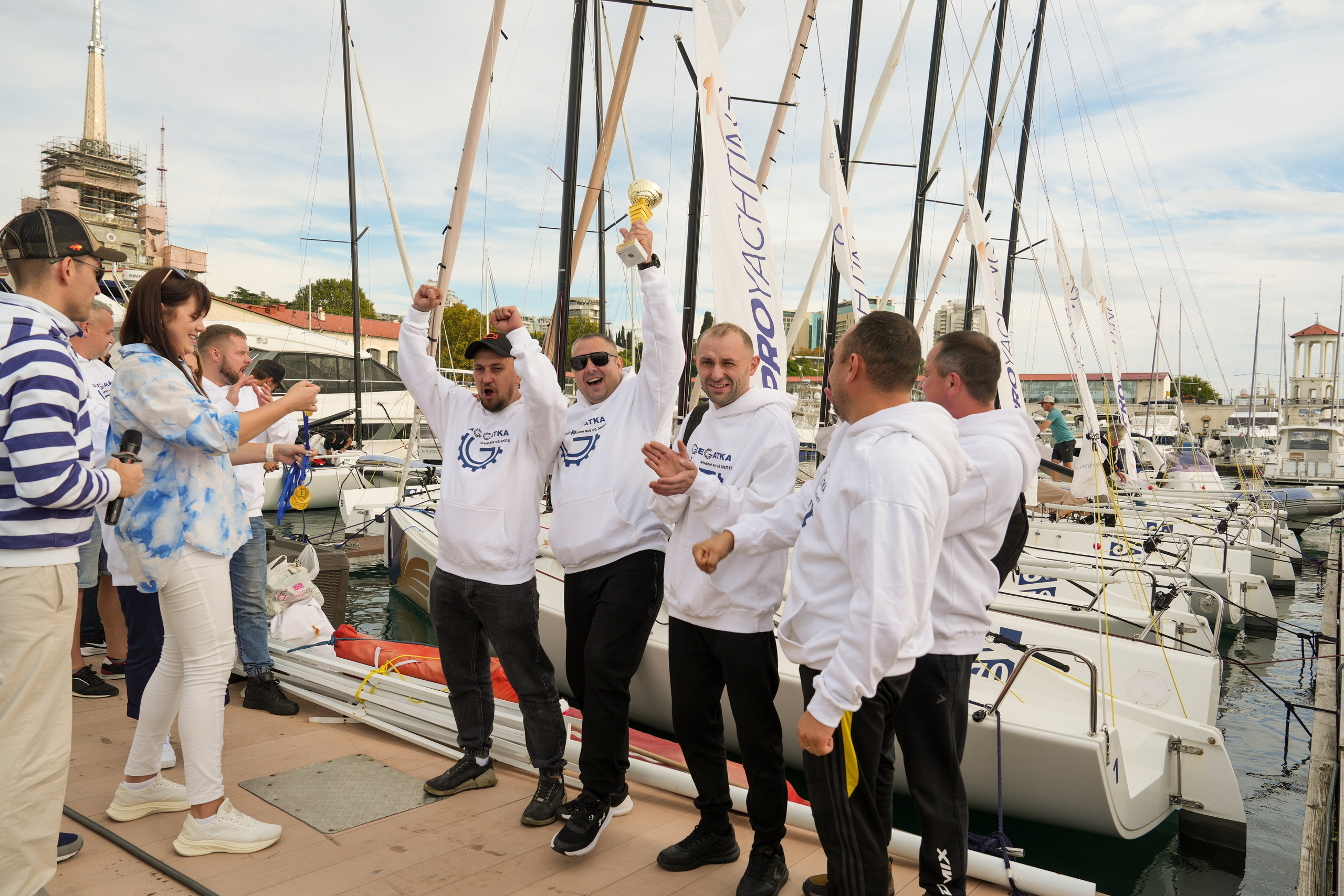 Яхтенная регата для компании Агрегатка. Репортажный фотограф в Красной Поляне и Сочи Павлюченко Екатерина