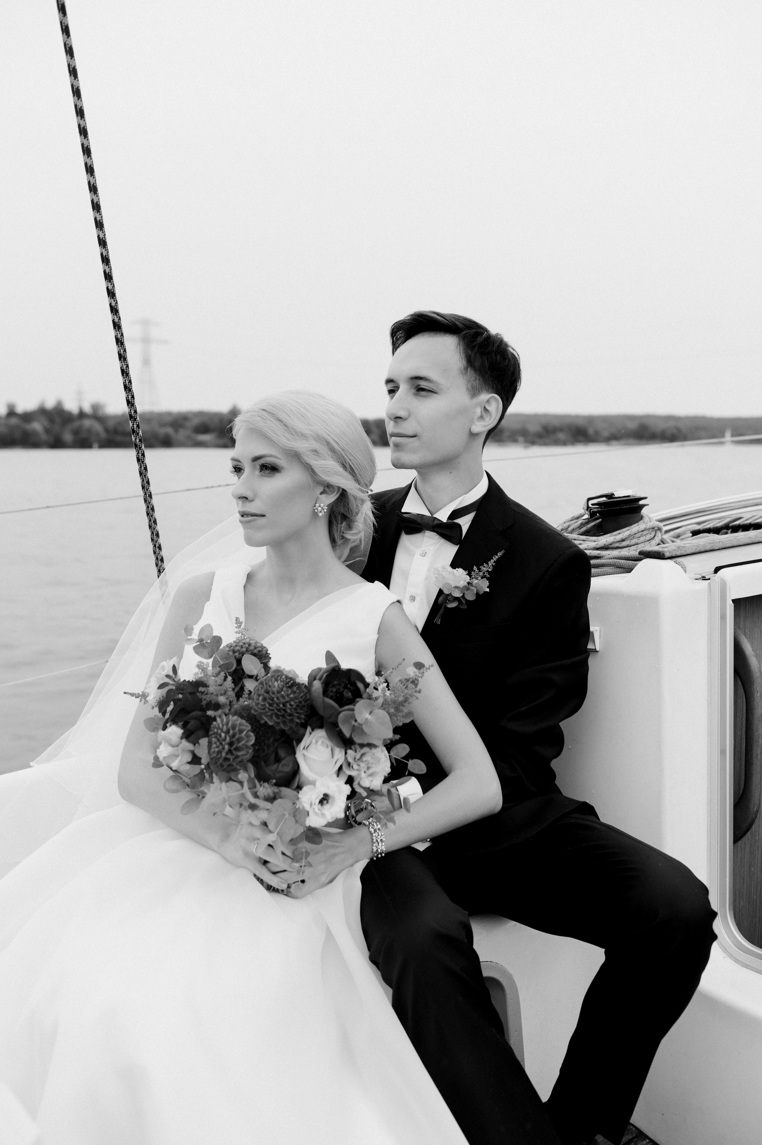 Свадебная фотосессия в яхт-клубе. Семейный и свадебный фотограф в Москве Татьяна Николаева