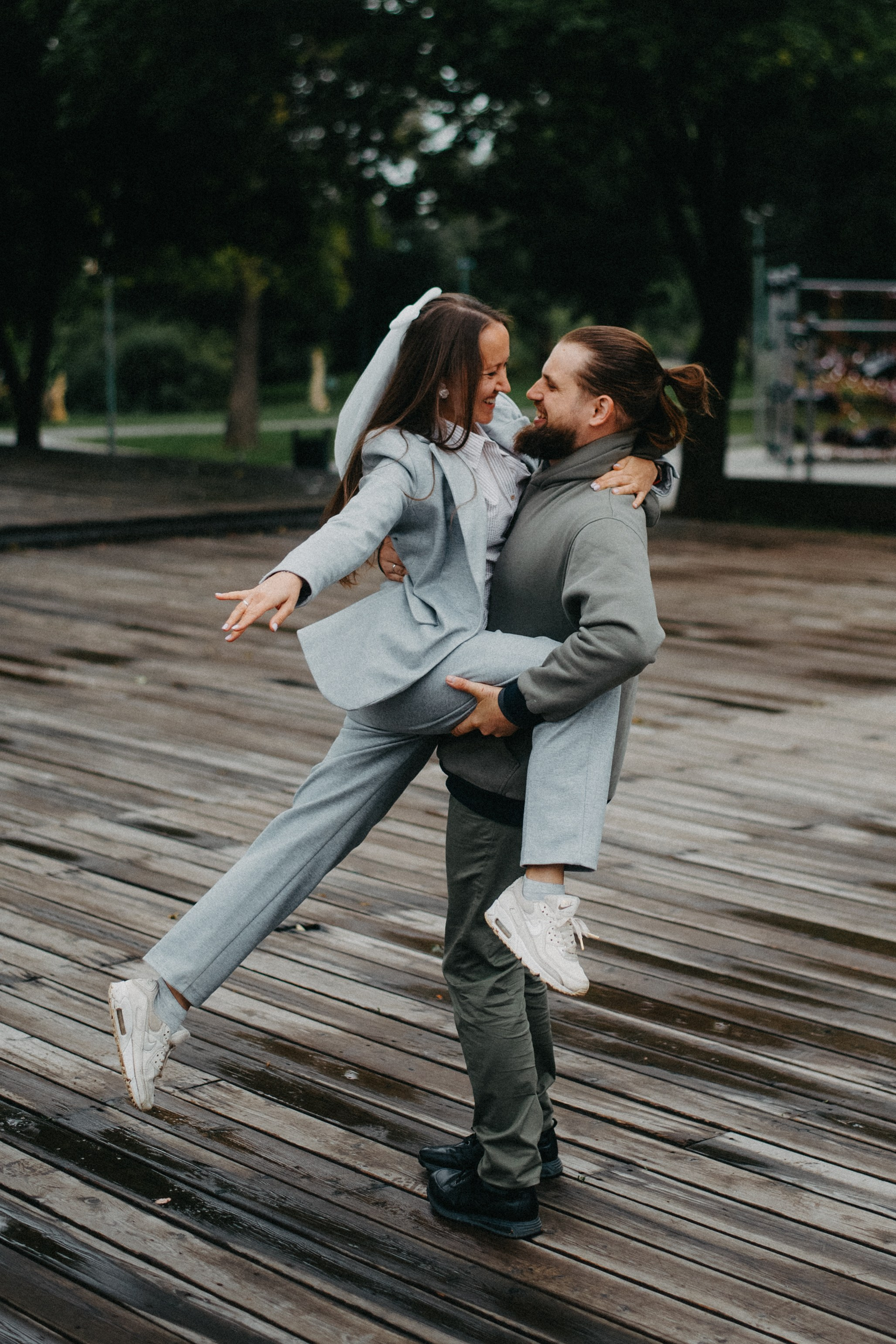 Свадьба в мфц и фотосессия в парке Музеон