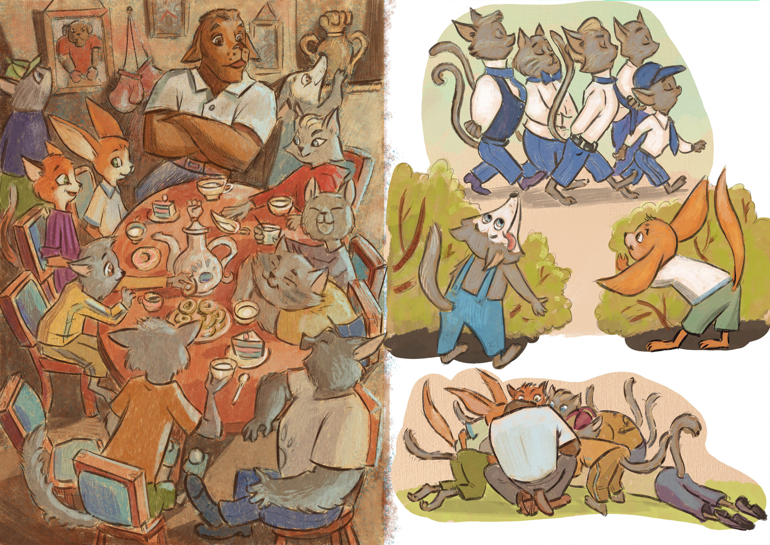 «All guests are playing!». Books